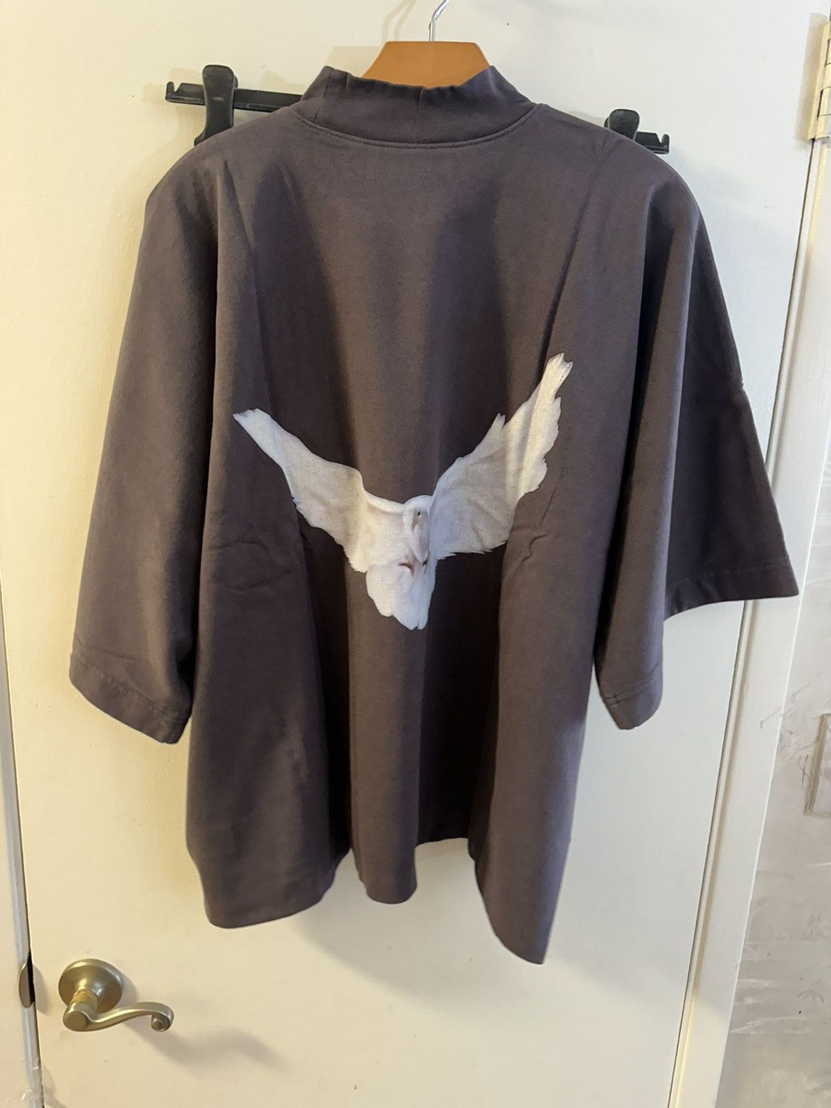 Yeezy gap Balenciaga dove no seam t shirt grey size medium