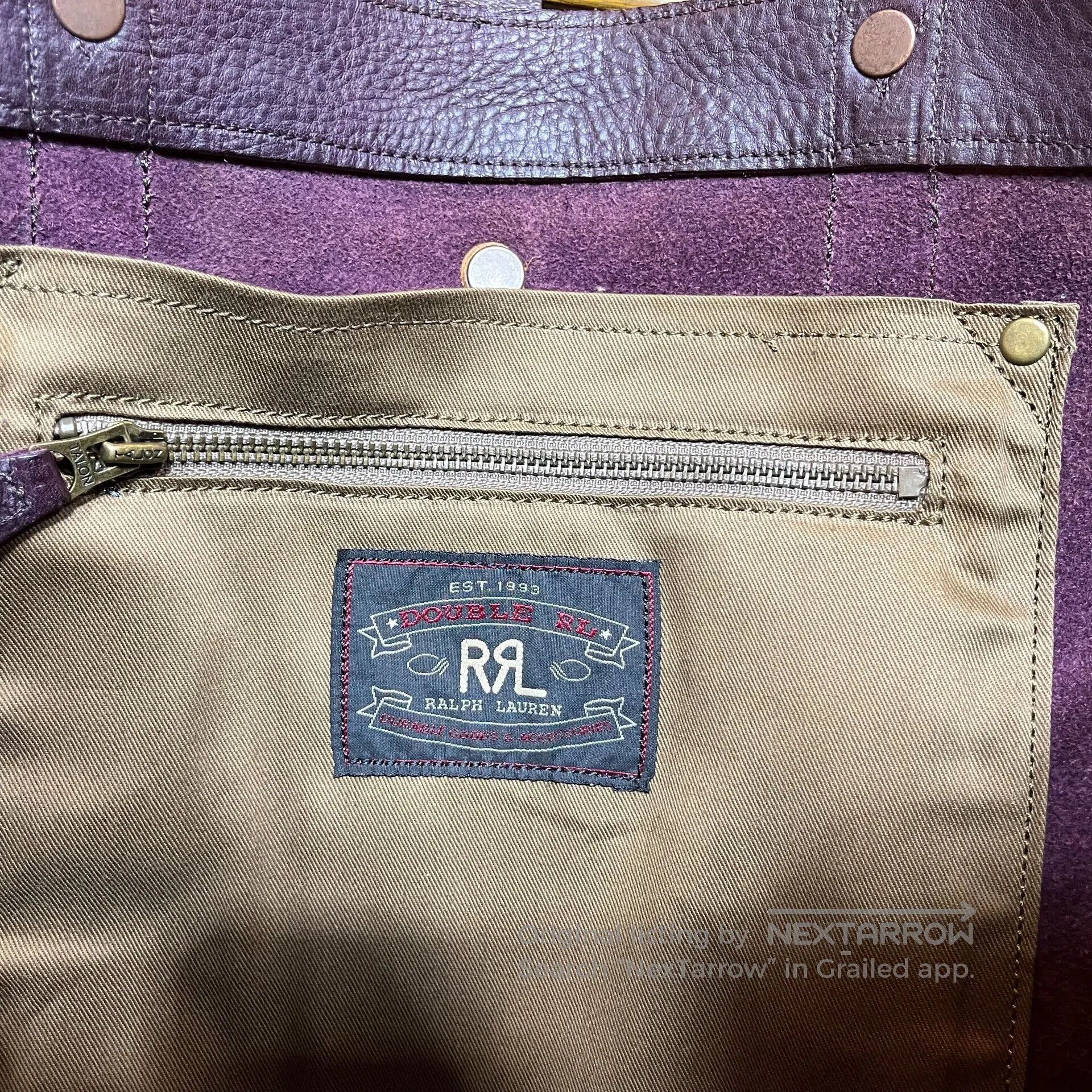 RRL Ralph Lauren Rare Purple Tote Bag by RRL. Size ONE SIZE - 3 Thumbnail