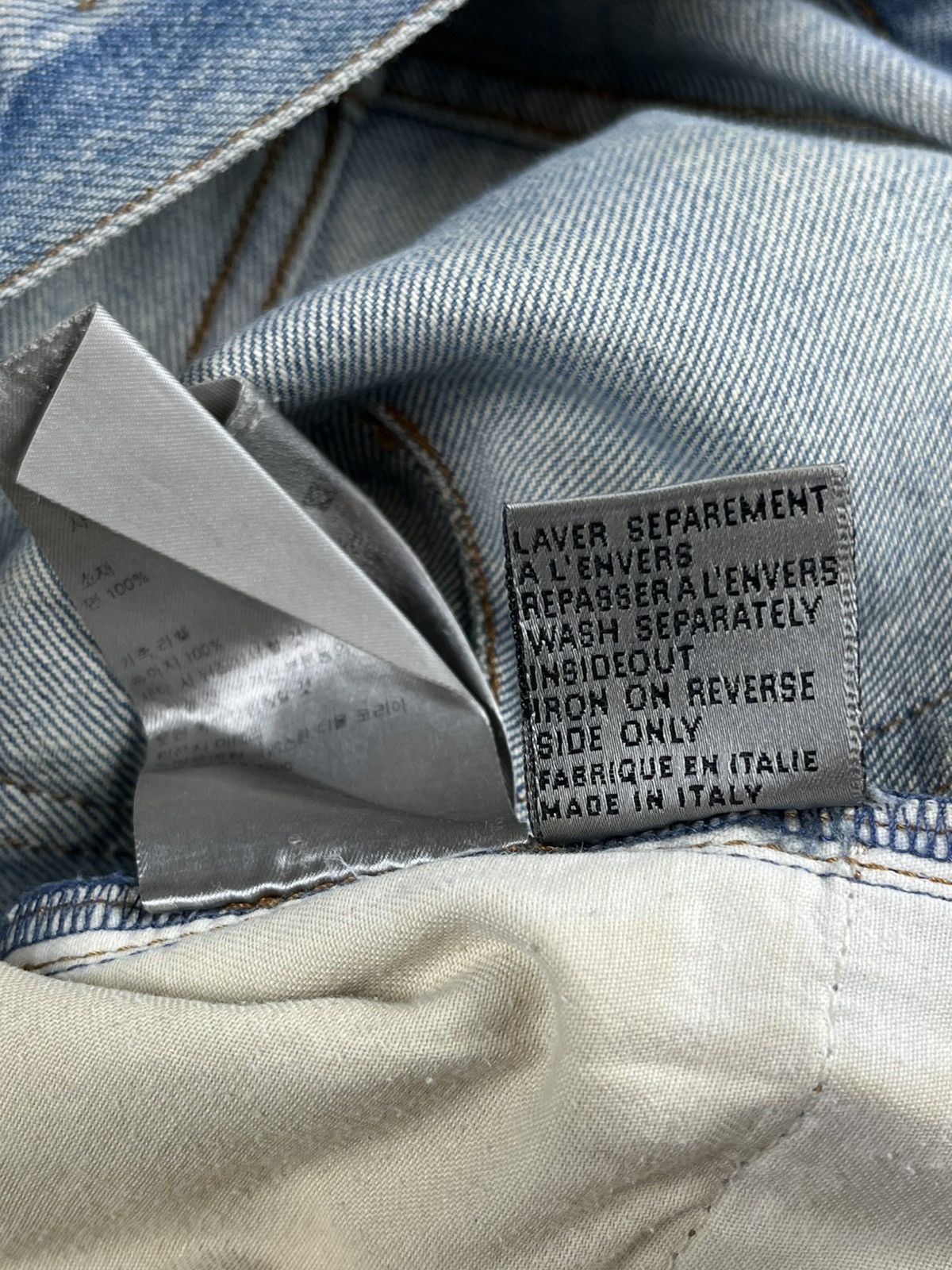Dior Dior Homme Mudwash Painter Distressed Blue Denim Jeans Size US 28 / EU 44 - 13 Thumbnail