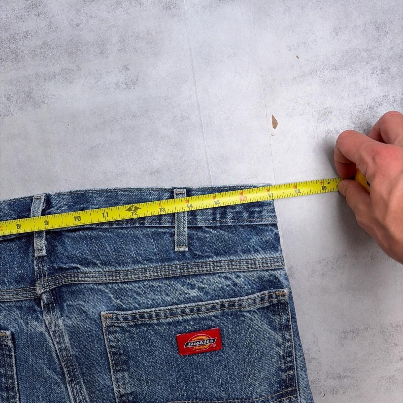 Dickies Vintage Dickies Grunge Baggy Faded Carpenter Denim Jeans Size US 34 / EU 50 - 6 Thumbnail