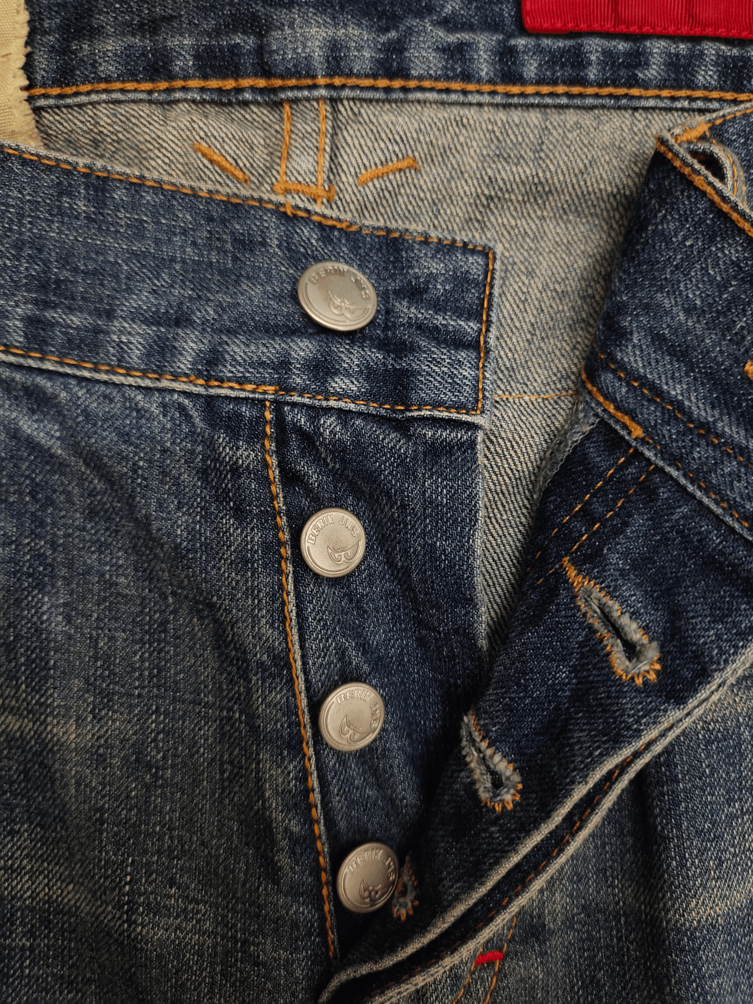 Hysteric Glamour Vintage Y2k Berik Design 3D Pocket Curve Denim Jeans Size US 32 / EU 48 - 7 Thumbnail