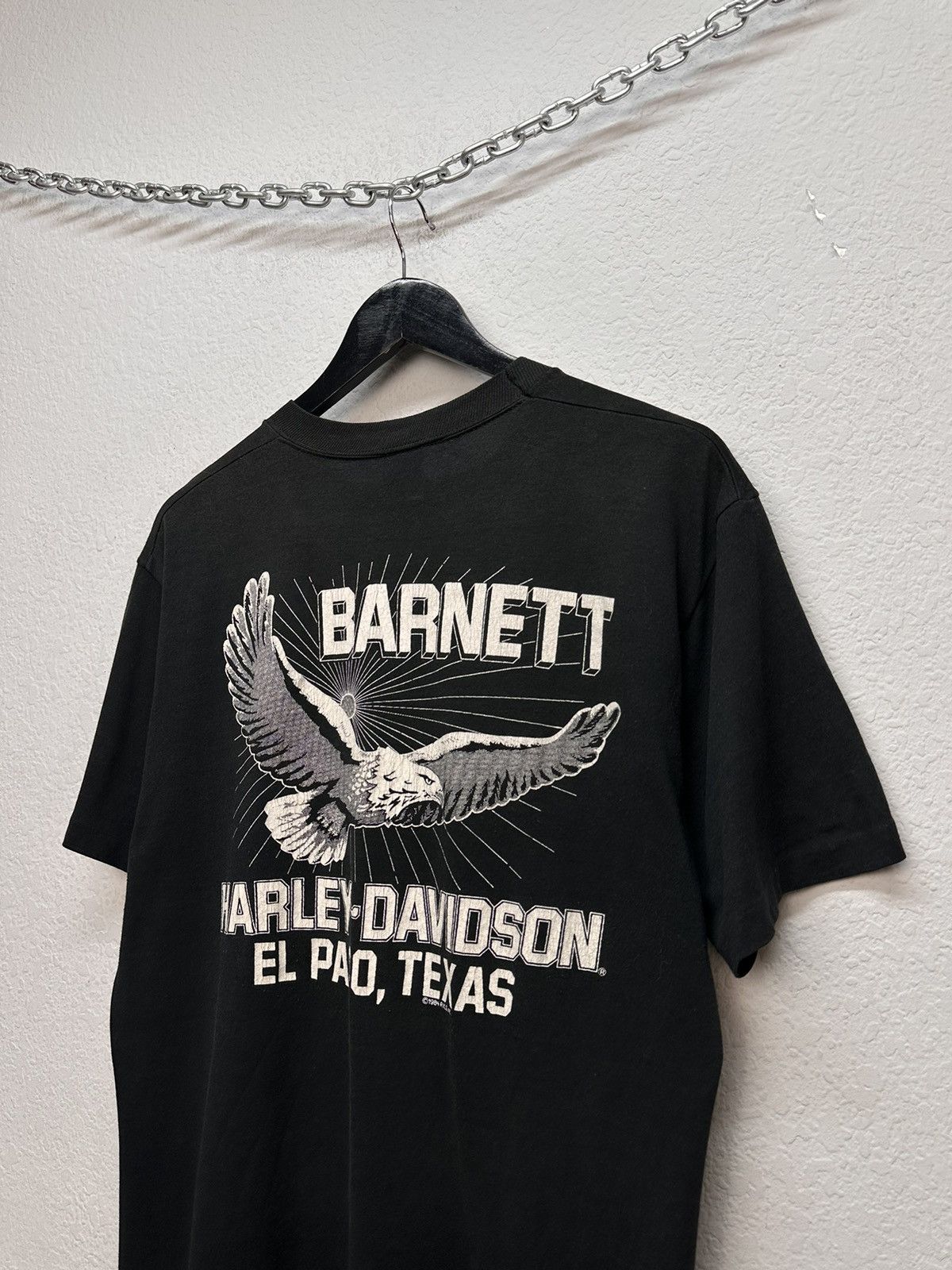 Jerzees Vintage Rare 80s Harley Davidson vintage graphic tee USA Size US L / EU 52-54 / 3 - 8 Thumbnail