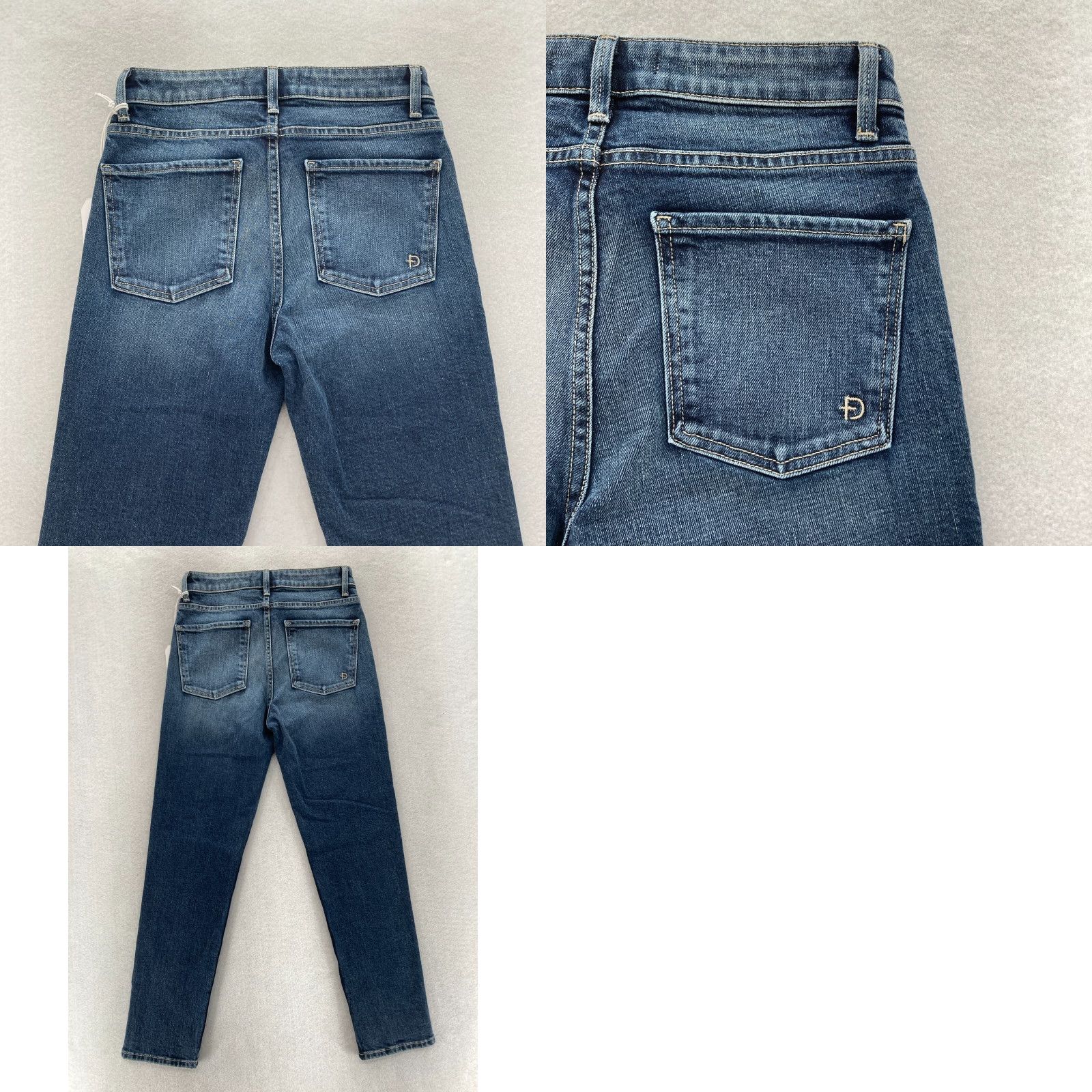 Vintage Fidelity Denim Jeans Women 26 Cher Slim Ankle Bristol Blue Stretch Denim NWT Size 26" / US 2 / IT 38 - 9 Thumbnail
