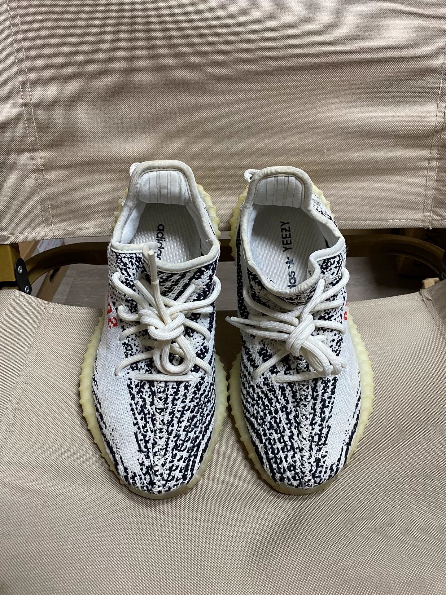 Adidas Adidas YEEZY350 White Lowtop Sneakers 36 Men Size US 5 / EU 37 - 1 Thumbnail