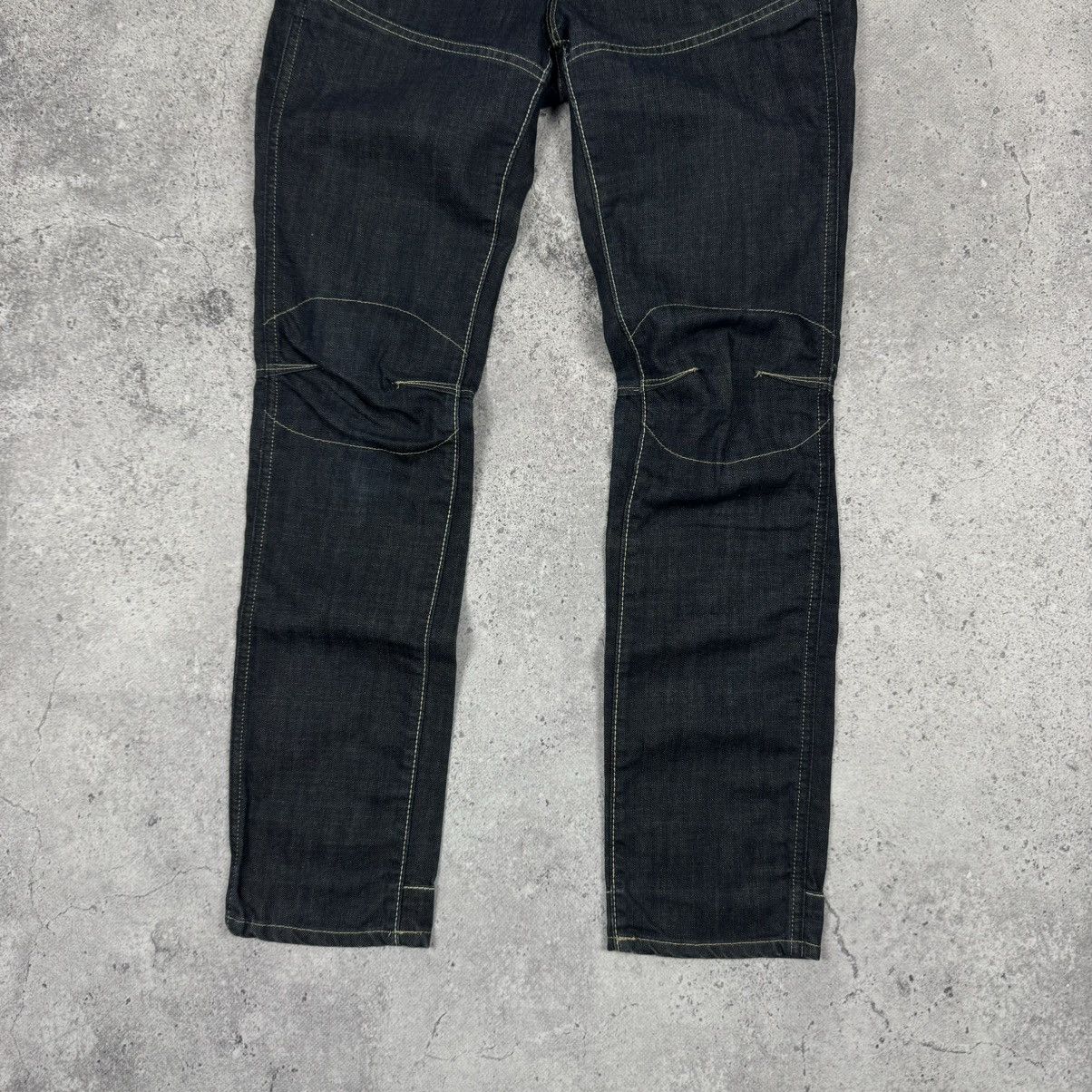 G-Star Crazy G Star Raw GS3301 Double Knee Tapered Denim Jeans Size US 30 / EU 46 - 4 Thumbnail