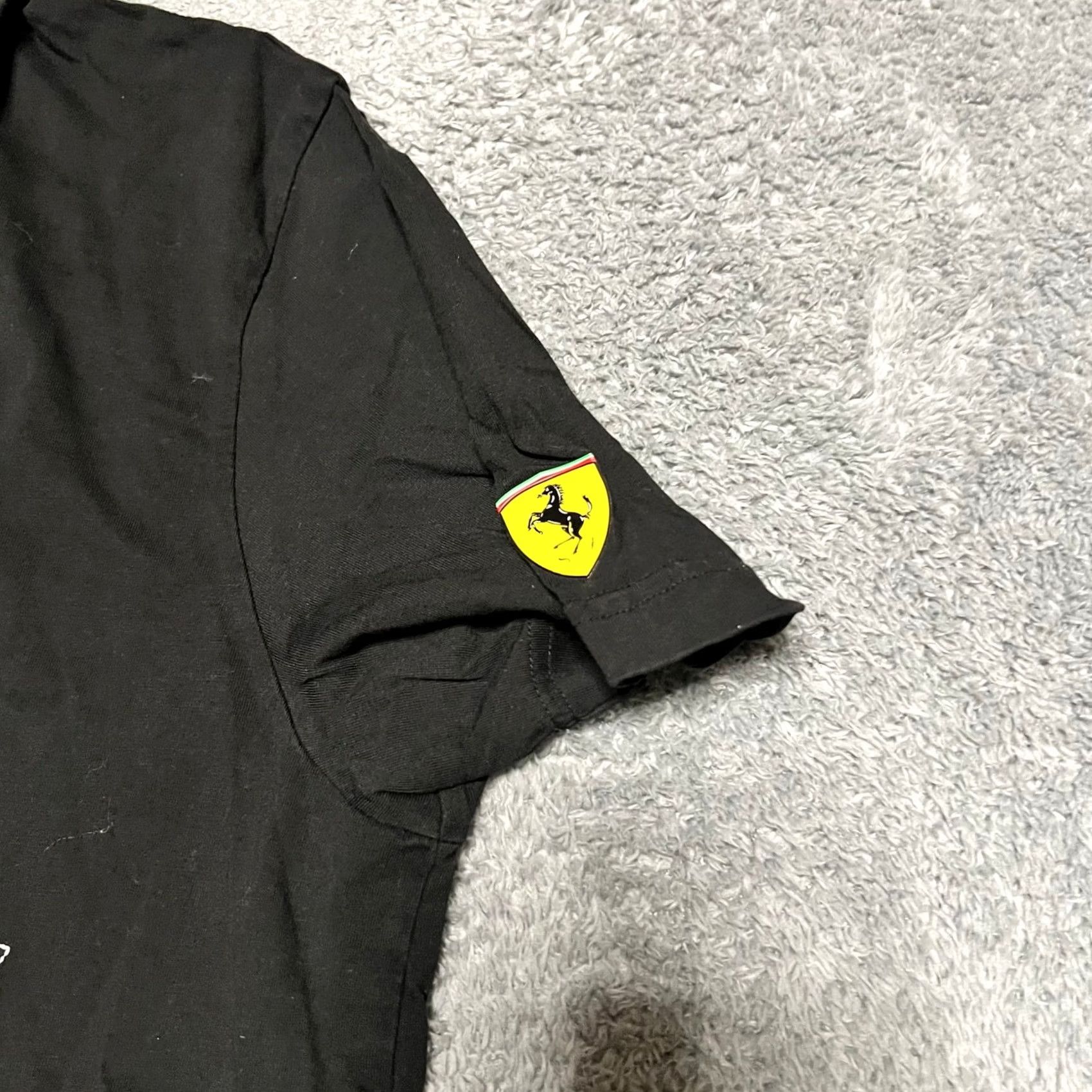 Puma Puma SF Scuderia Ferrari Street Polo Shirt Mens Large Black Racing Size US L / EU 52-54 / 3 - 3 Thumbnail