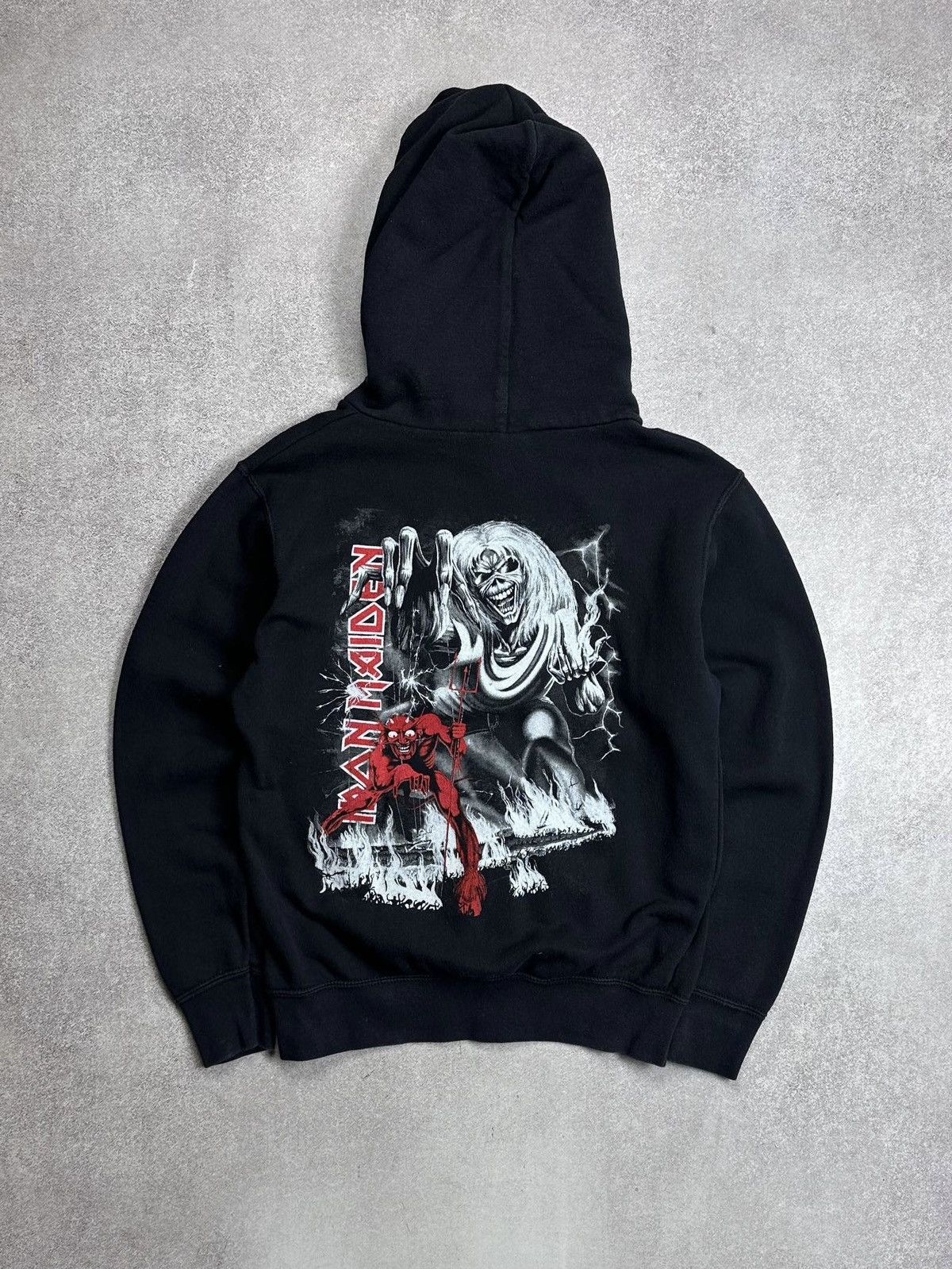 Band Tees Vintage Iron Maiden The Number Of The Beast Promo Hoodie m Size US M / EU 48-50 / 2 - 1 Thumbnail
