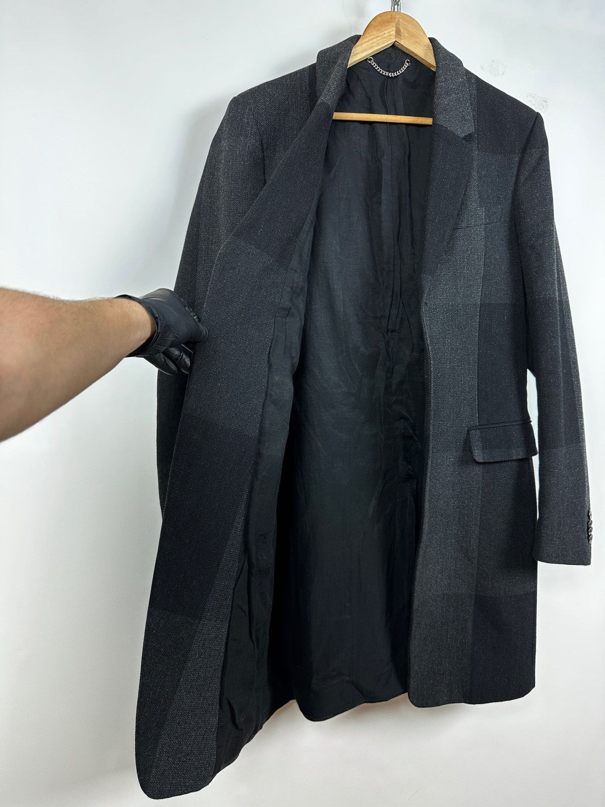 Diesel Black Gold Diesel Black Gold Wool Checkered Coat Jacket Size US M / EU 48-50 / 2 - 21 Thumbnail