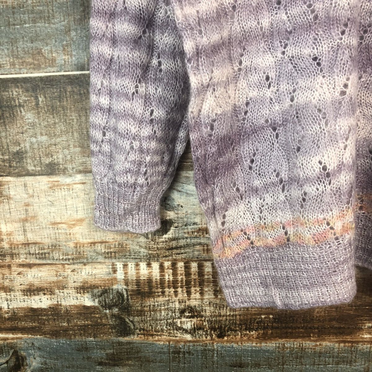 Homespun Knitwear × Japanese Brand Japanese Brand vintage Purple Knitwear #A2277 Size S / US 4 / IT 40 - 7 Thumbnail