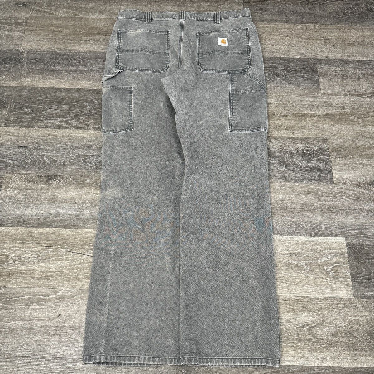 Carhartt × StraightFaded × Vintage Vintage Y2K Carhartt faded and worn double knee wide leg pan Size US 36 / EU 52 - 2 Thumbnail