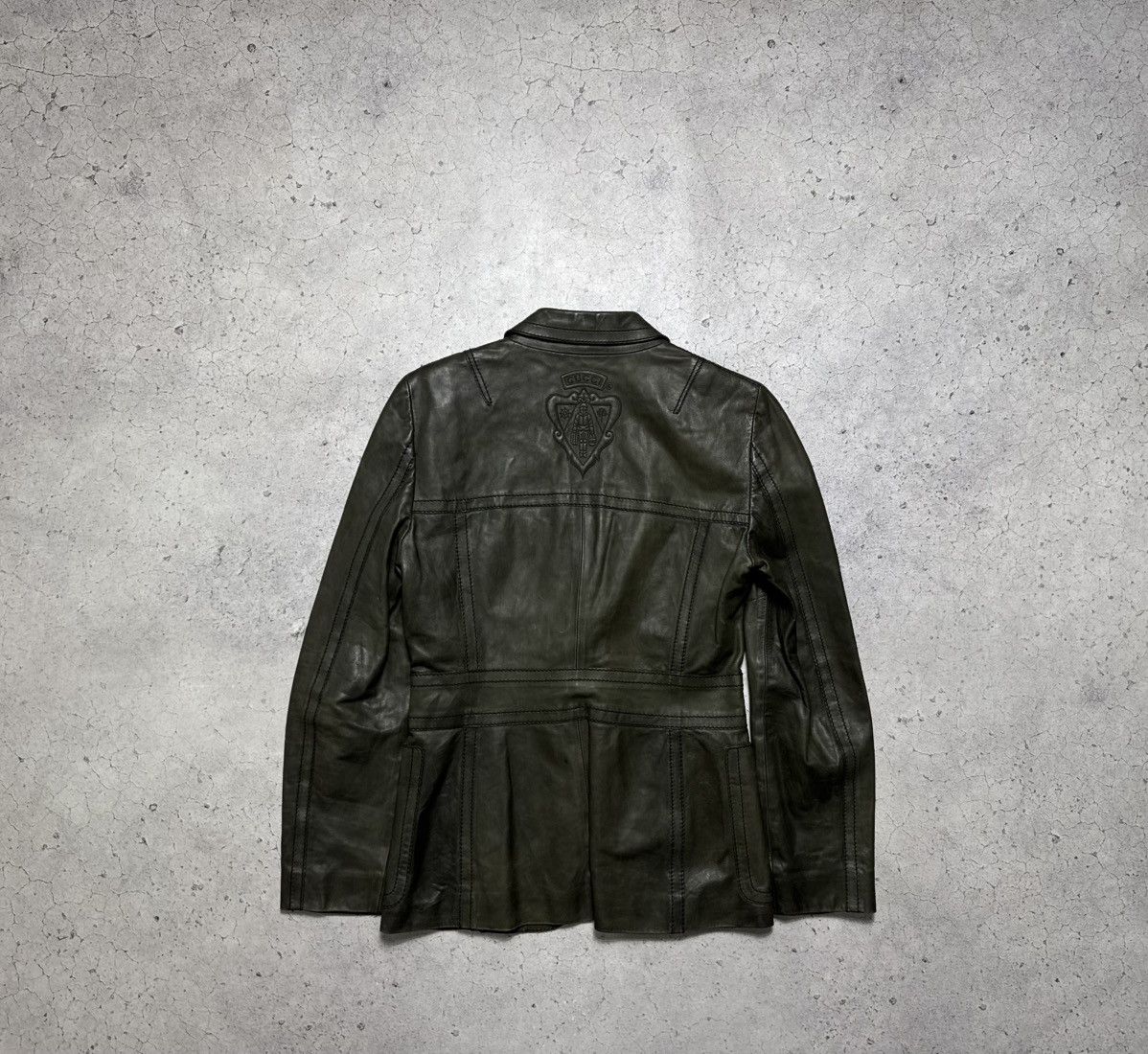 Gucci Gucci Leather Jacket Coat Women’s Luxury Very Rare Vintage Size S / US 4 / IT 40 - 17 Thumbnail