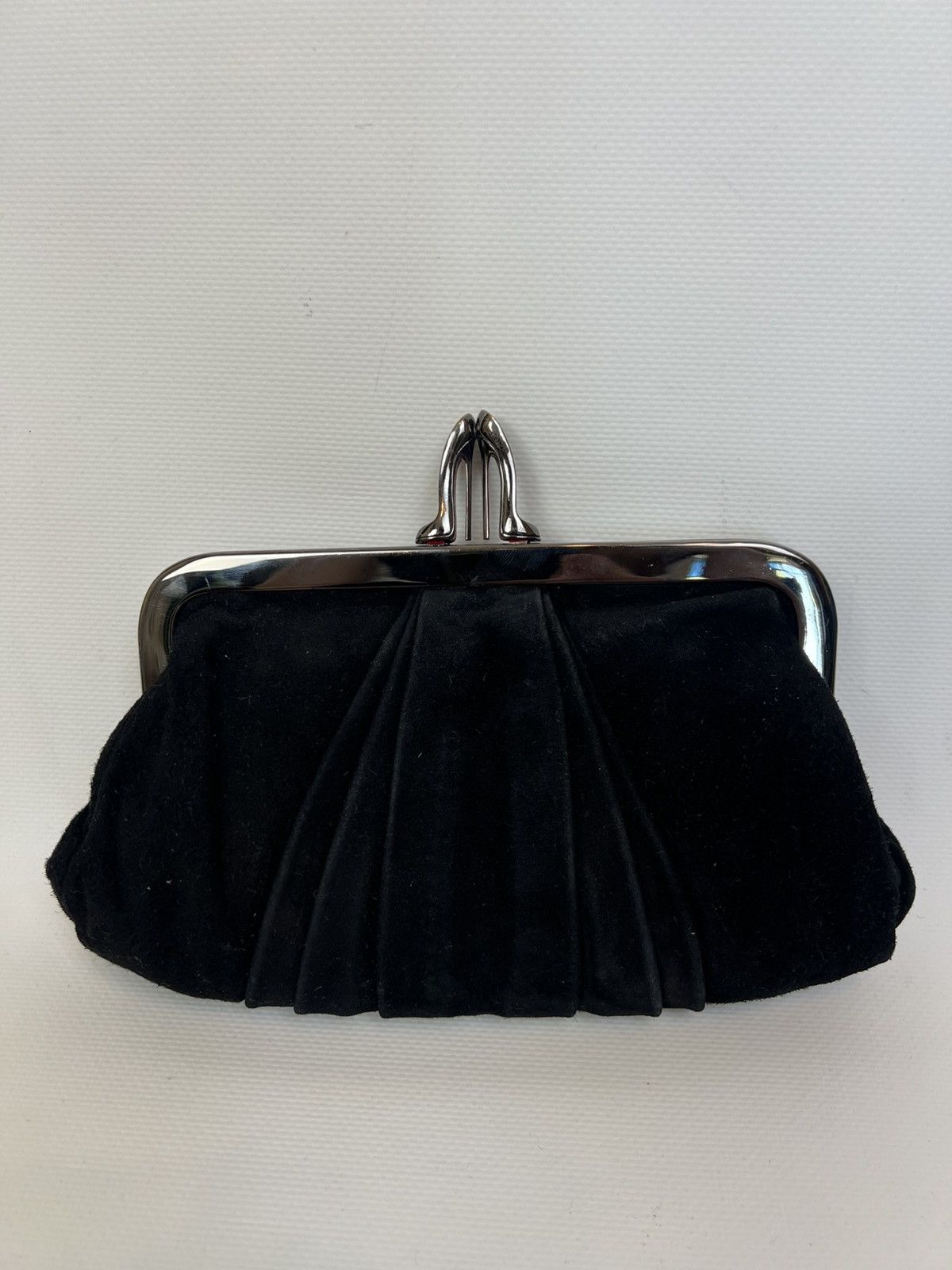 Christian Louboutin Christian Louboutin Clutch Italy Suede bag Size ONE SIZE - 4 Thumbnail