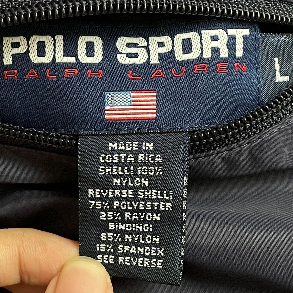 Polo Ralph Lauren Vintage Brand Polo Sport RL Reversible Fleece Jacket 1990s Size US L / EU 52-54 / 3 - 18 Thumbnail