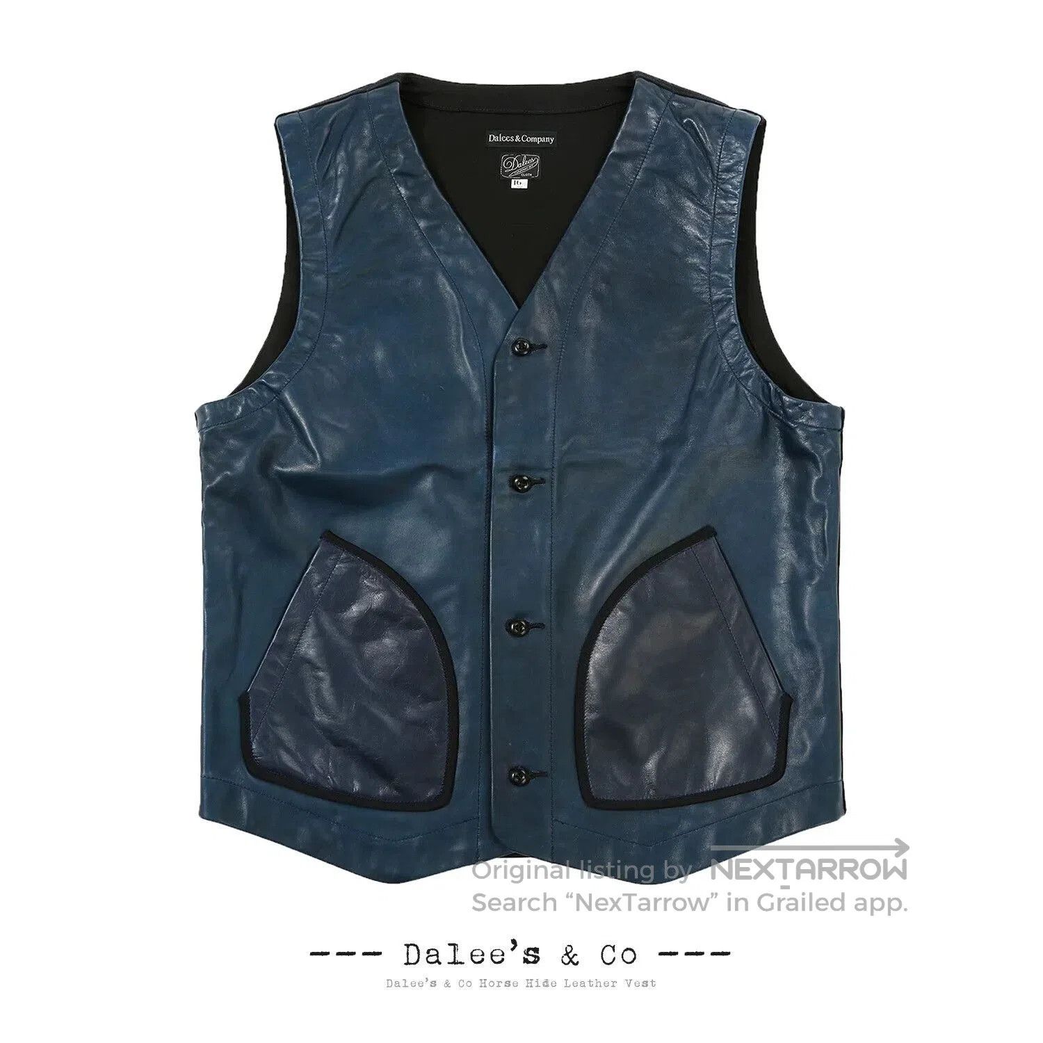 Deluxeware Deluxeware Dalee's Horse Leather Vest. Size US M / EU 48-50 / 2 - 1 Thumbnail