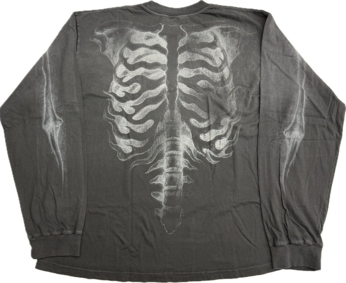 HELLSTAR Hellstar Skele Long Sleeve T-shirt Size US XXL / EU 58 / 5 - 5 Thumbnail