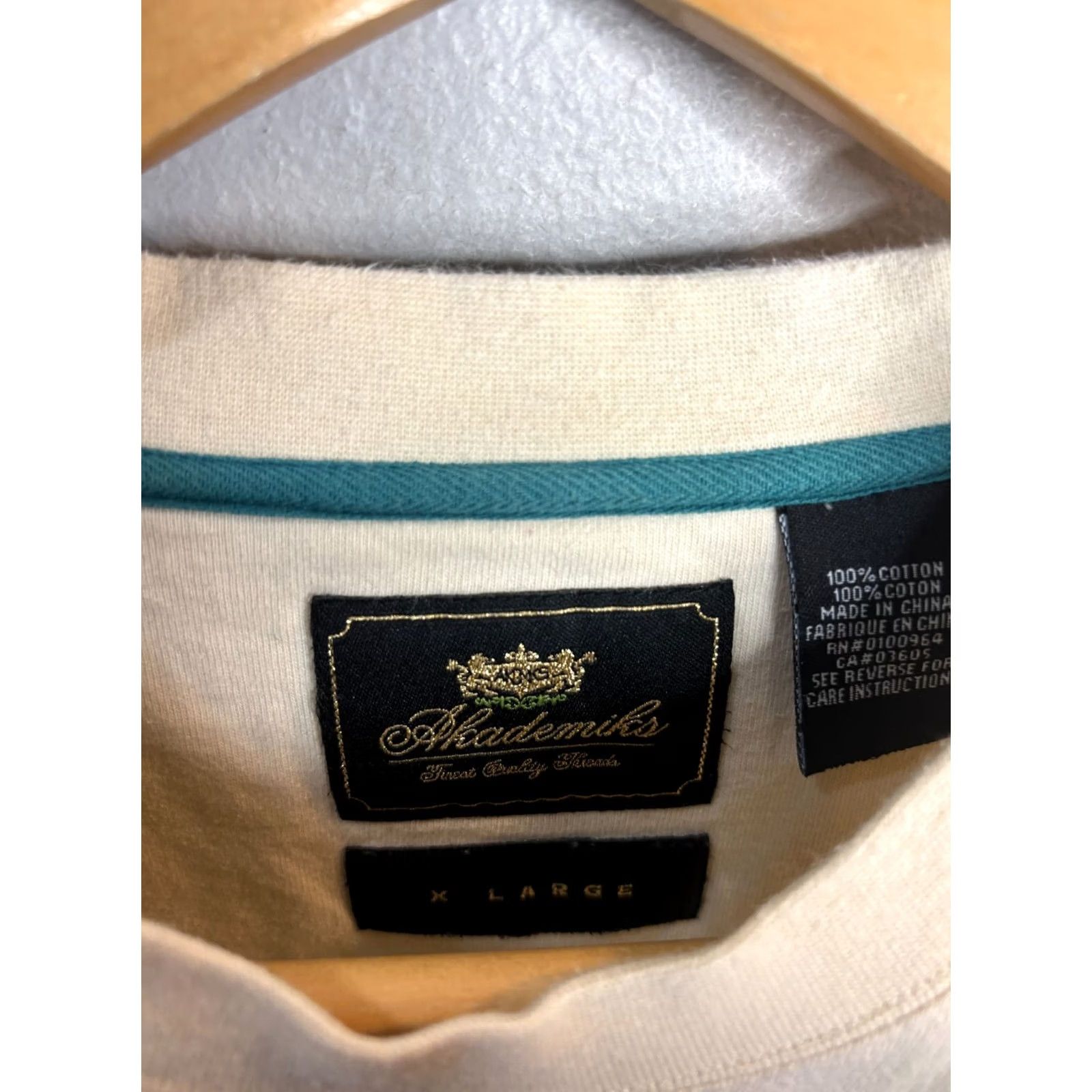 Akademiks VINTAGE Akademiks Tee T-Shirt Crew Neck S/S Men's XL Beige 1366 Graphic Print Music Logo T-Shirt Mens Size US XL / EU 56 / 4 - 3 Thumbnail