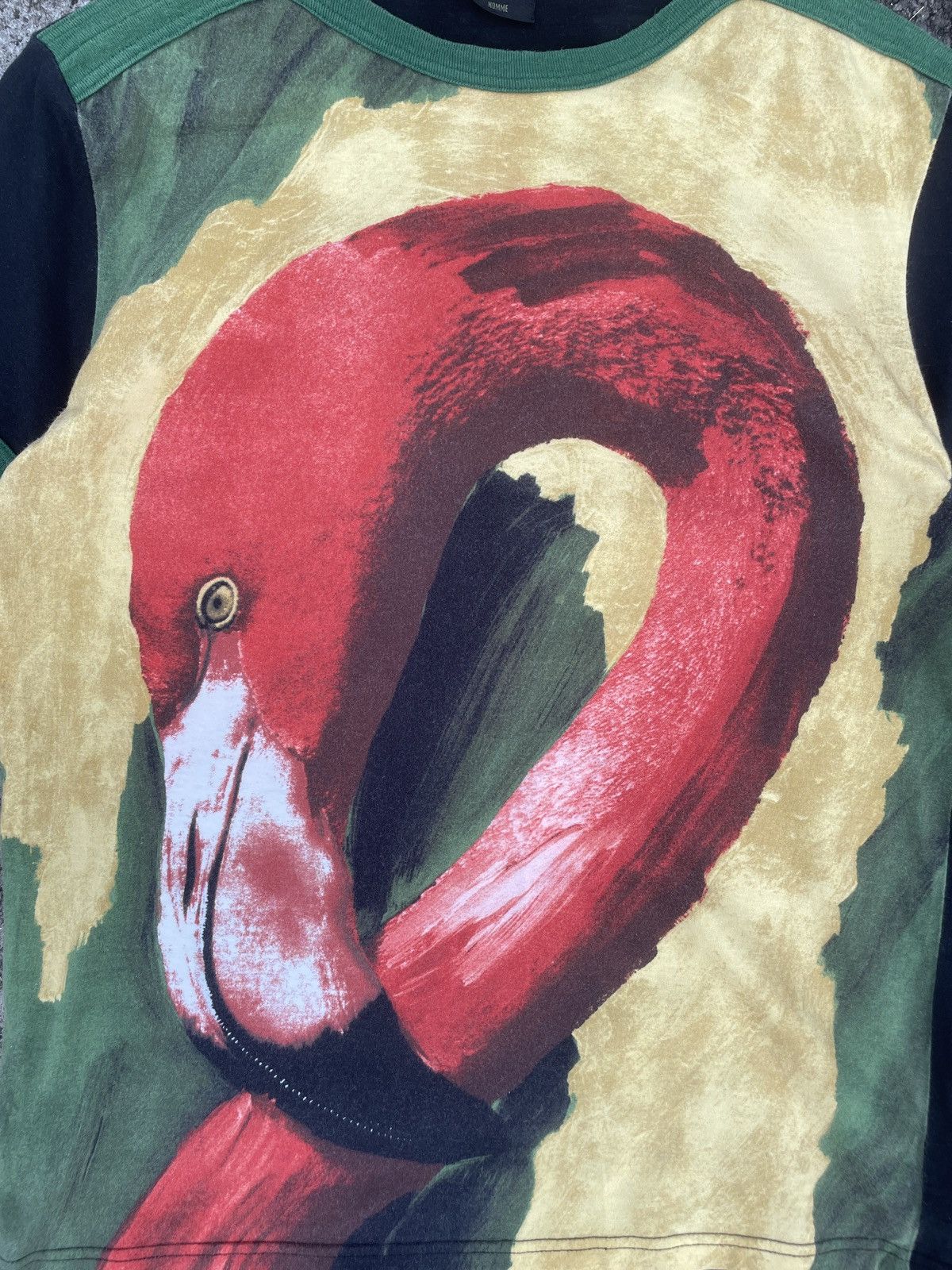 Jean Paul Gaultier Vintage 1996 Jean Paul Gaultier Flamingo Art Tee Size US S / EU 44-46 / 1 - 3 Thumbnail
