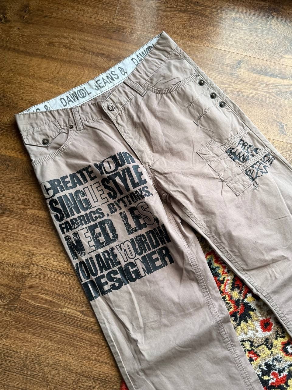 Hedi Slimane 2000s Retro Archive Hedi Slimane Dior Baggy Streetwear Pants Size US 32 / EU 48 - 5 Thumbnail