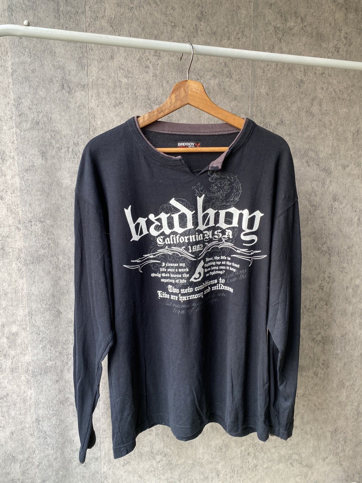 Japanese Brand Y2K Bad Boy Poem Design Long Sleeve Shirt Size US L / EU 52-54 / 3 - 1 Thumbnail