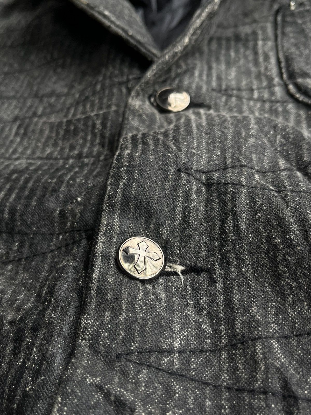 KMRii H.ANARCHY JAPANESE GOTHIC BLAZER STITCHING POEM PUNK STYLE Size US M / EU 48-50 / 2 - 10 Thumbnail