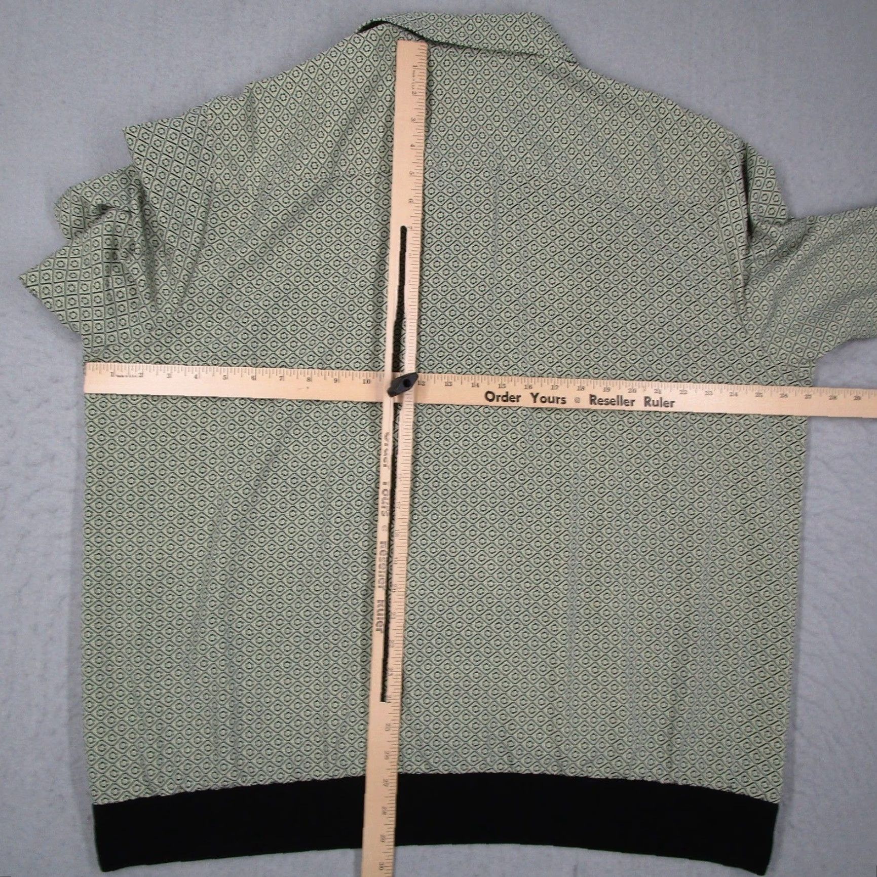 Vintage VINTAGE D'Accord Luxury Edition Polo Shirt Geometric Tan Green 1X Big & Tall Men Shirt Short Sleeve Casual Vintage Style 6027 Size US XL / EU 56 / 4 - 5 Thumbnail