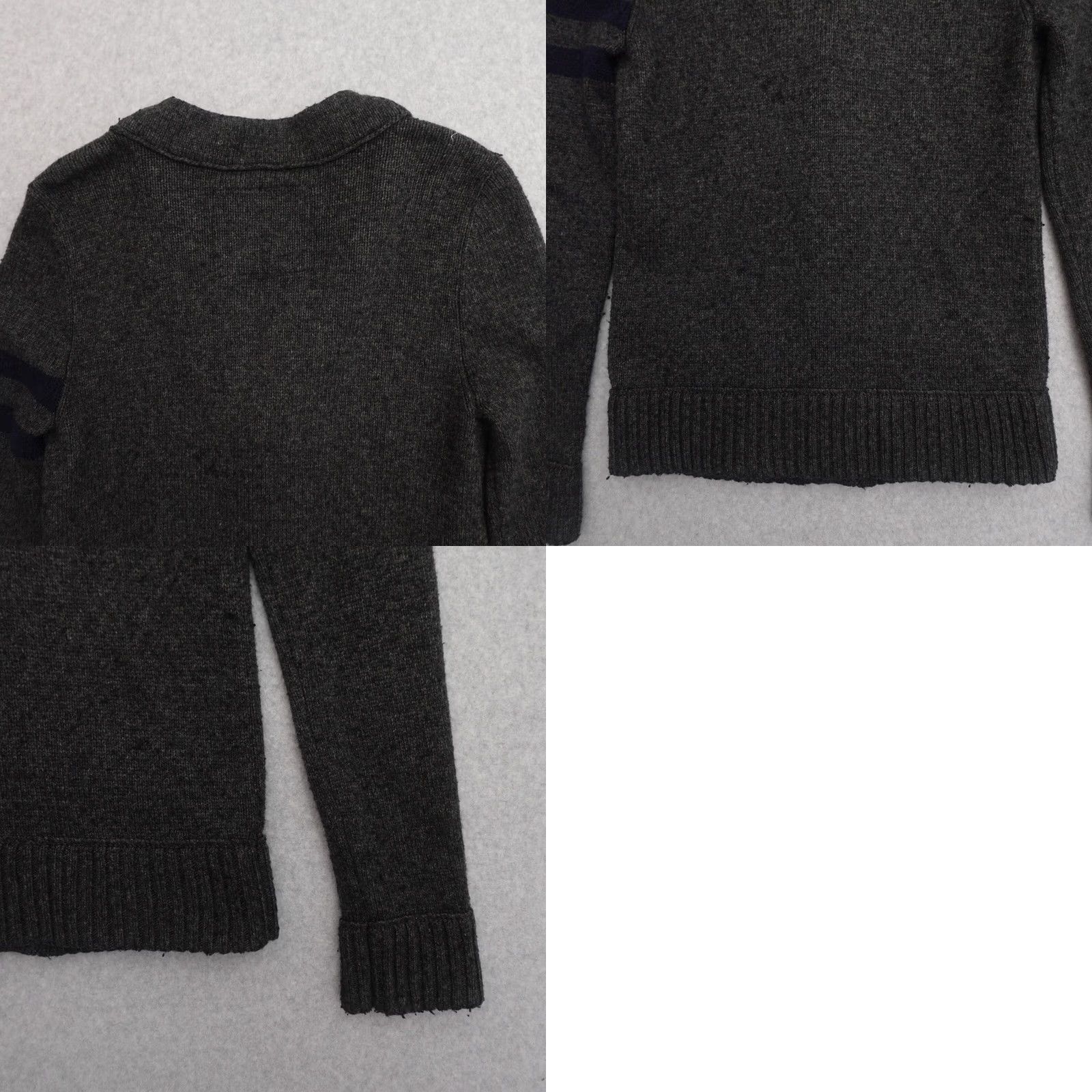 Abercrombie & Fitch Abercrombie & Fitch Cardigan Womens Small Blue Wool Blend Embroidered Sweater Size S / US 4 / IT 40 - 9 Thumbnail
