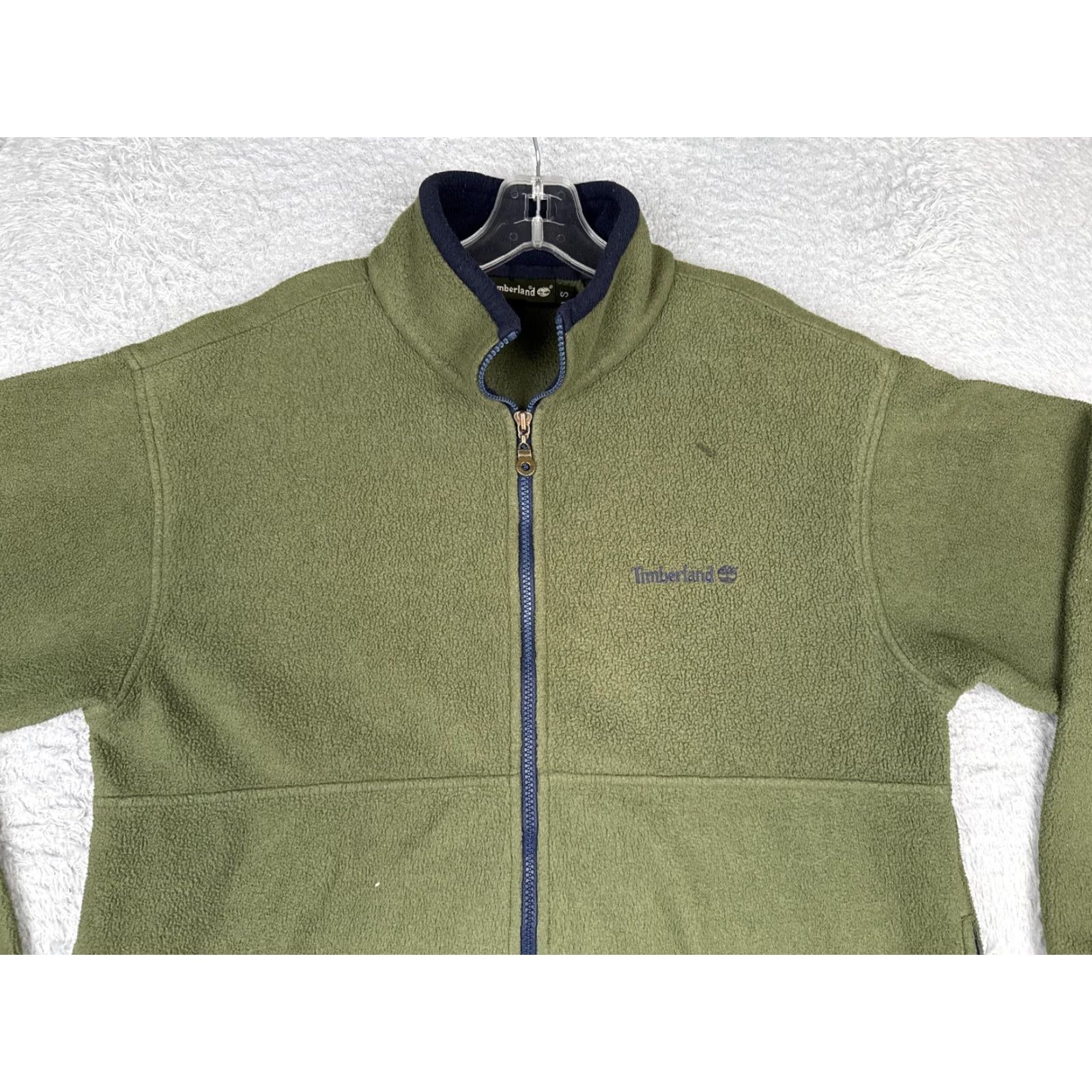 Timberland Timberland Fleece Jacket Mens Small Green Full Zip Pockets USA Outdoor Hiking Size US S / EU 44-46 / 1 - 6 Thumbnail