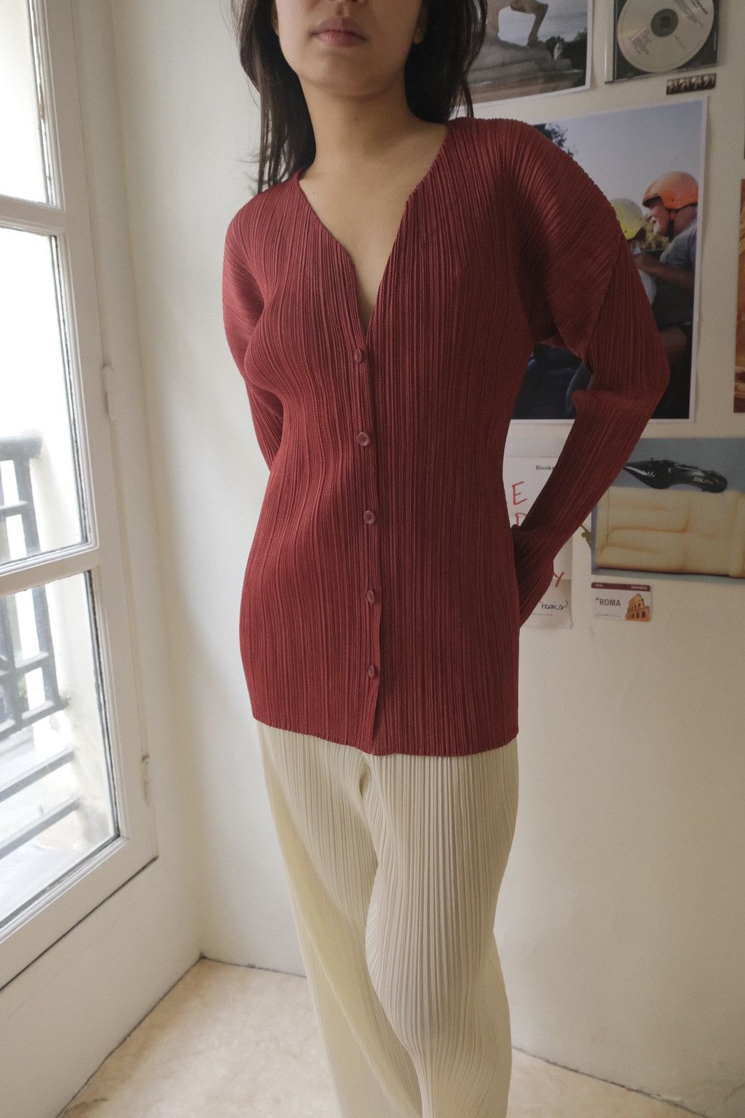Pleats Please Issey Miyake top Pleats Please Issey Miyake Size ONE SIZE - 2 Thumbnail