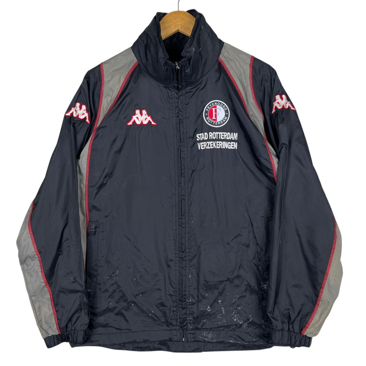Kappa 🔥 Kappa Feyenoord Rotterdam Light Jacket Size US S / EU 44-46 / 1 - 1 Thumbnail