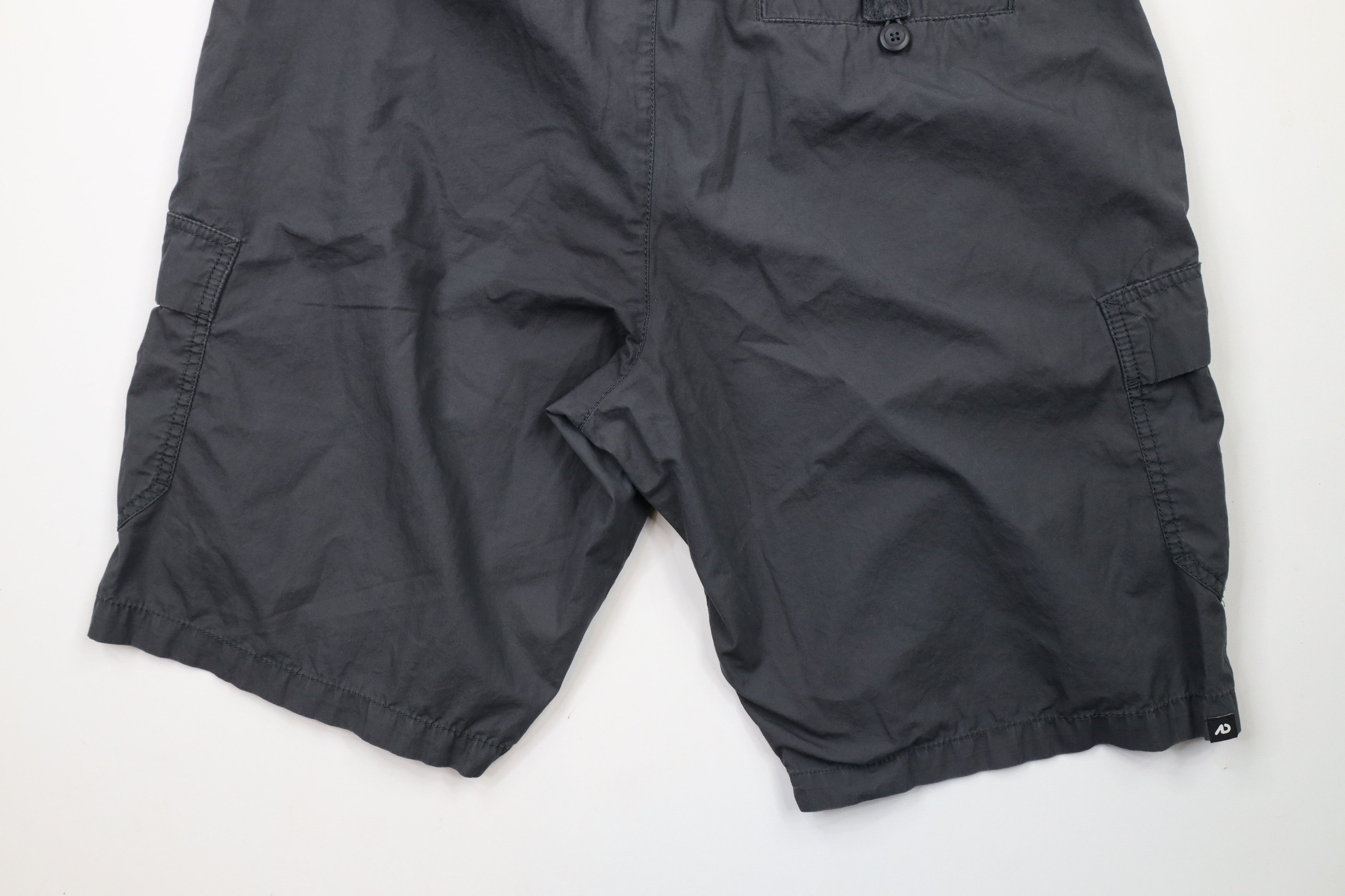Nike × Vintage Vintage Nike Scott Mini Swoosh Cargo Shorts Gray Cotton Size US 38 / EU 54 - 12 Thumbnail