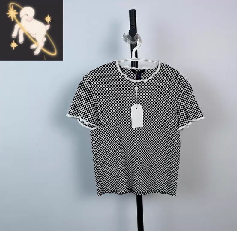 Louis Vuitton Louis Vuitton 2022ss black and white checkerboard short sl Size S / US 4 / IT 40 - 1 Thumbnail