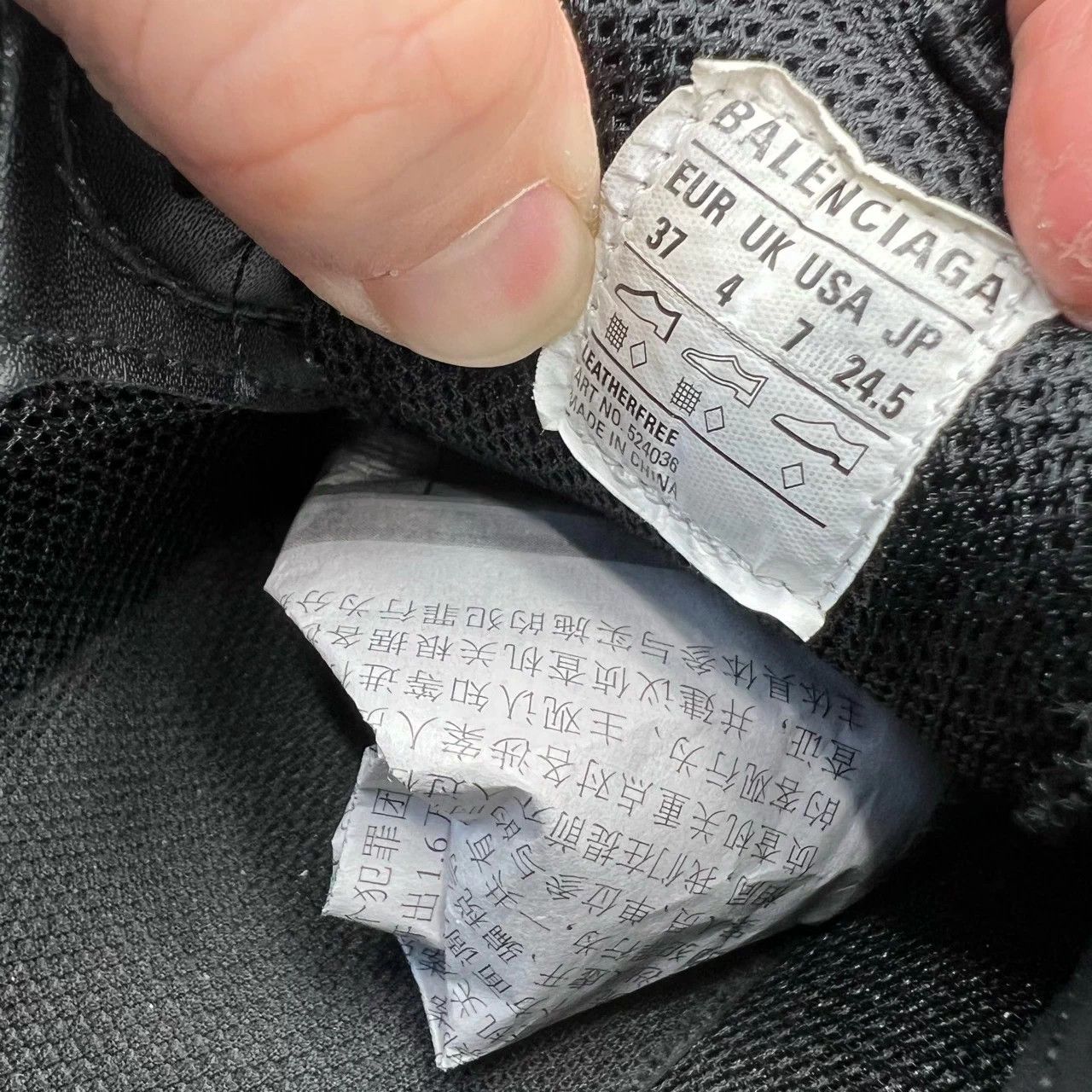 Balenciaga Balenciaga Triples Black 37 New Size US 6.5 / IT 36.5 - 7 Thumbnail