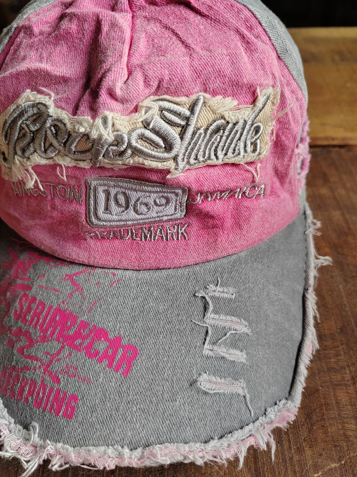 Japanese Brand Vintage Rock Shank 1969 Distressed Style Cap Hat Size ONE SIZE - 3 Thumbnail