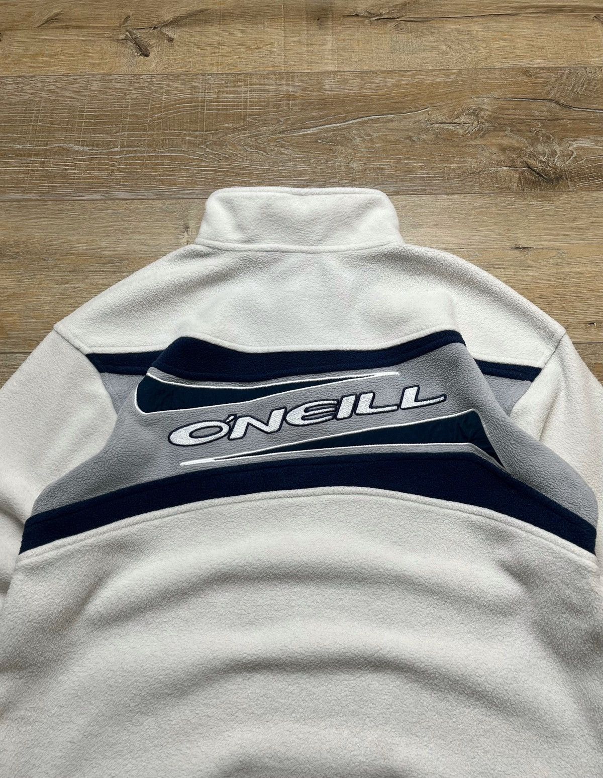 O'Neill Vintage O’Neill 1/4 Big Logo Fleece Pullover 00s Size US M / EU 48-50 / 2 - 2 Thumbnail