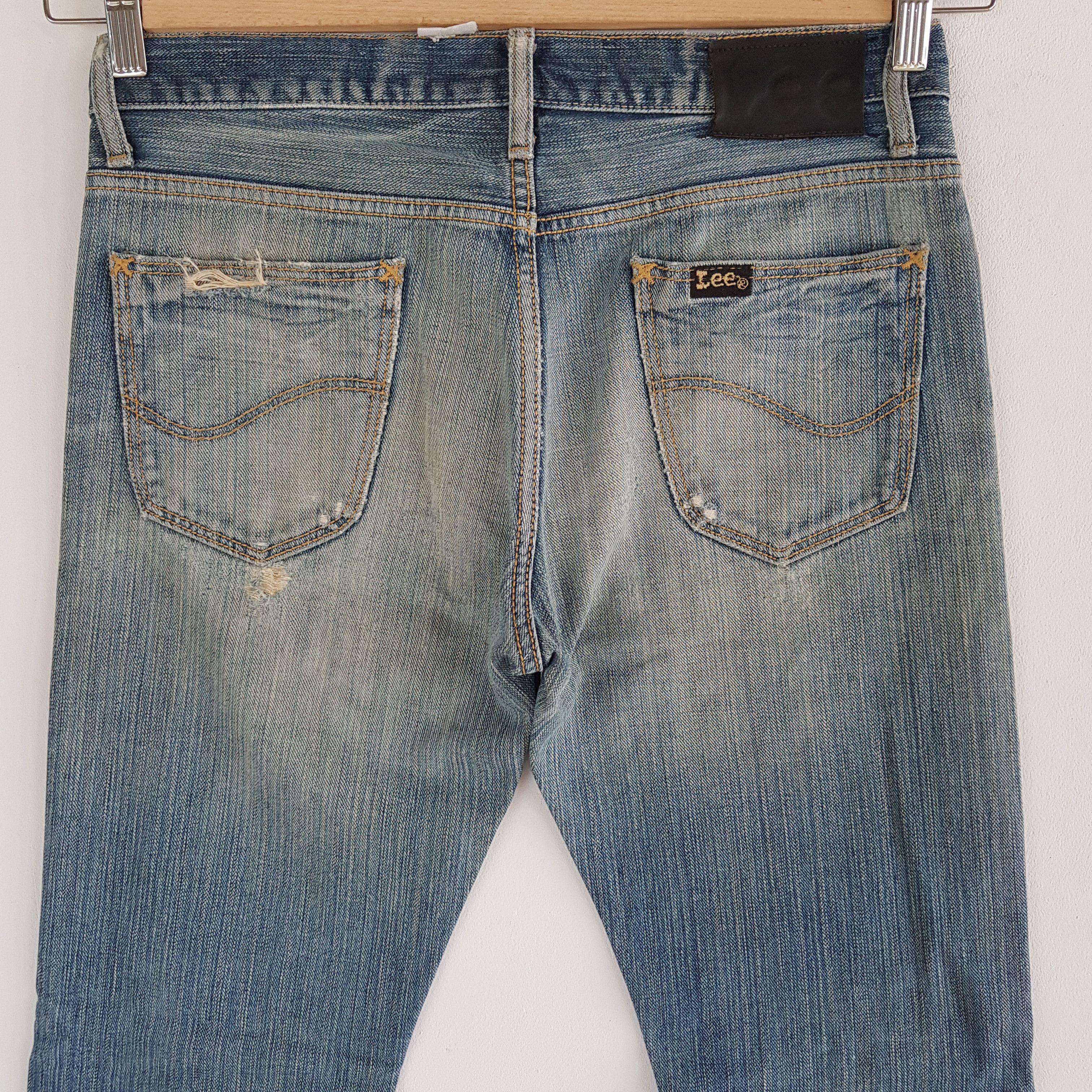 Levi's Vintage 90s Lee Jeans Distressed Lee Faded Light Wash Denim Size US 30 / EU 46 - 4 Thumbnail