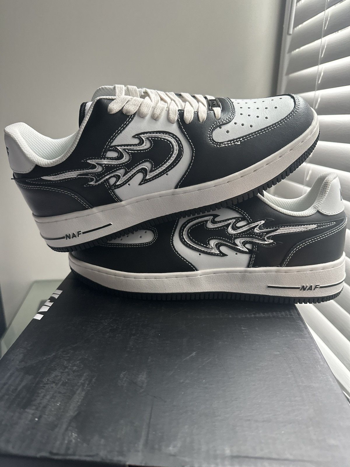 Other NAF Airforce 1 Style Black and White Size US 11.5 / EU 44-45 - 6 Thumbnail