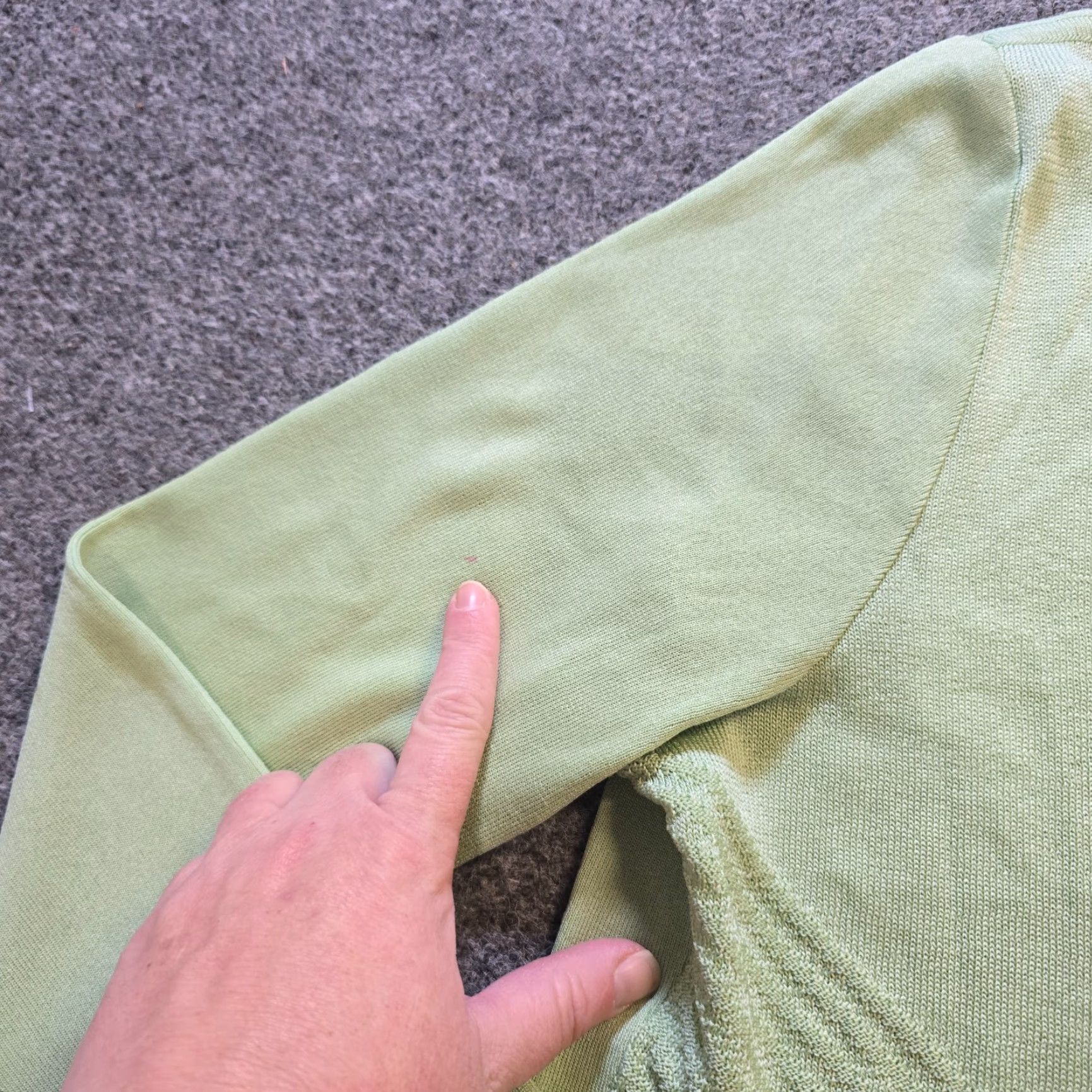Vintage Misook Cardigan Womens Large Green Button Long Sleeve Stretch No Iron Knits Modern Classic Womens L Cardigan Green Button Long Sleeve Stretch No Iron Size L / US 10 / IT 46 - 5 Thumbnail