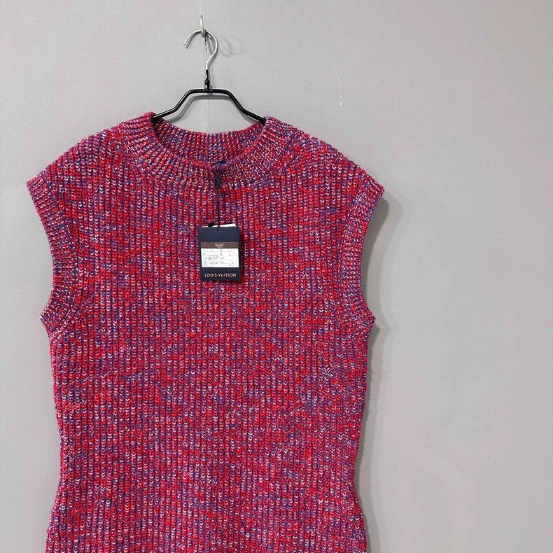 Louis Vuitton Louis Vuitton Knit Dress with Logo -2505 Size M / US 6-8 / IT 42-44 - 2 Thumbnail