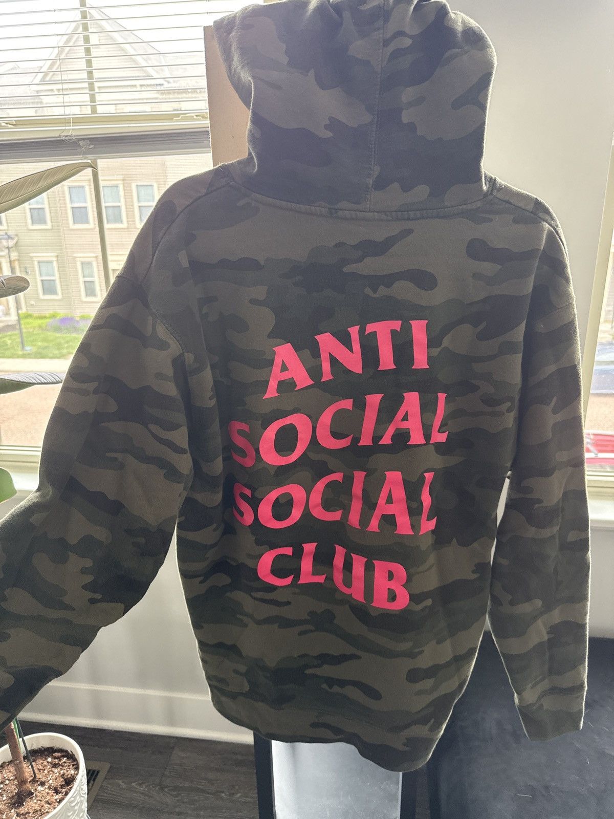 Anti Social Social Club Anti Social Social Club Camo Pink Logo Hoodie Size US L / EU 52-54 / 3 - 1 Thumbnail