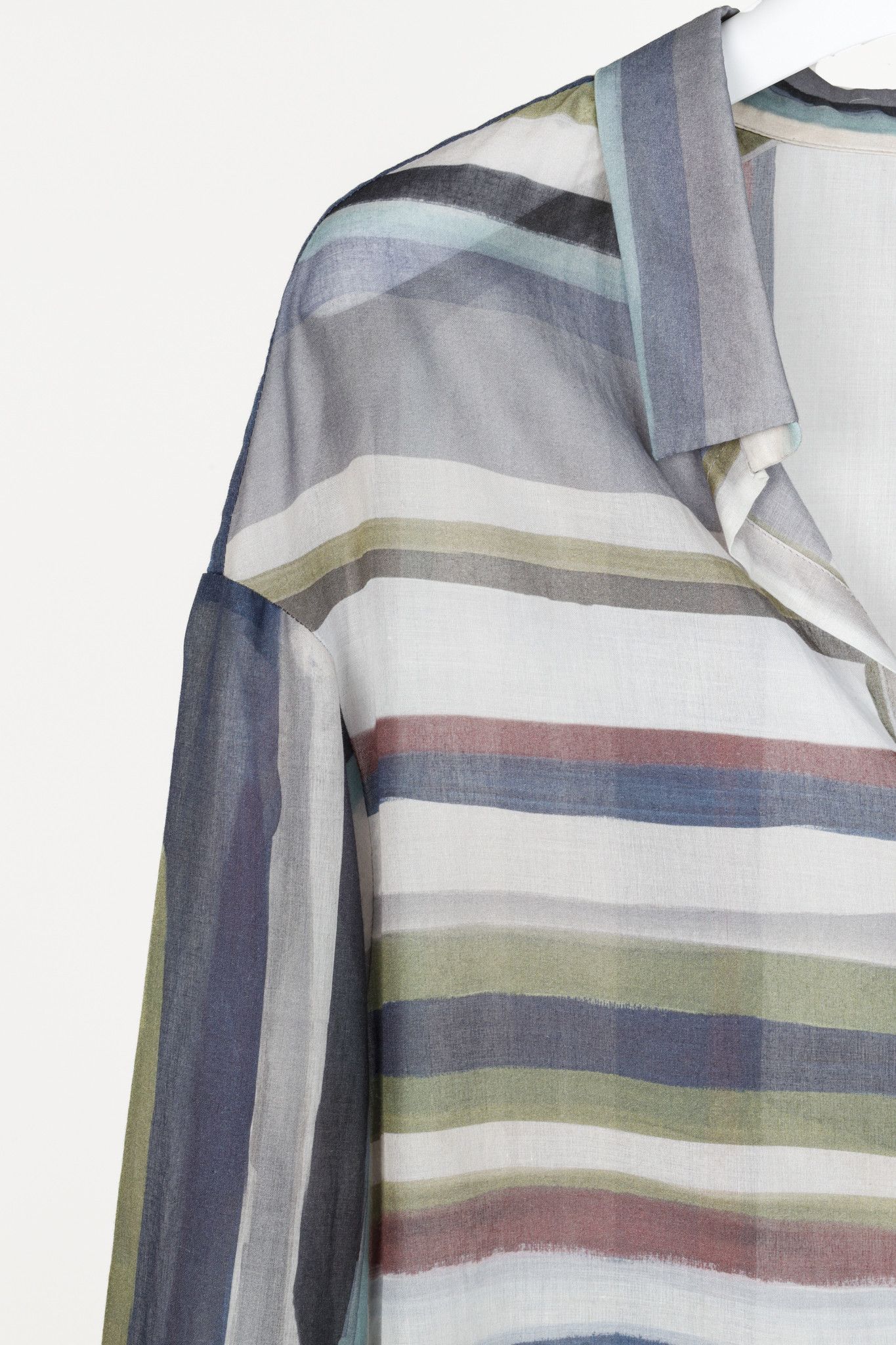 Annette Gortz Annette Gortz Luisa Multicoloured Oversized Button-Up Blouse Size S / US 4 / IT 40 - 5 Thumbnail