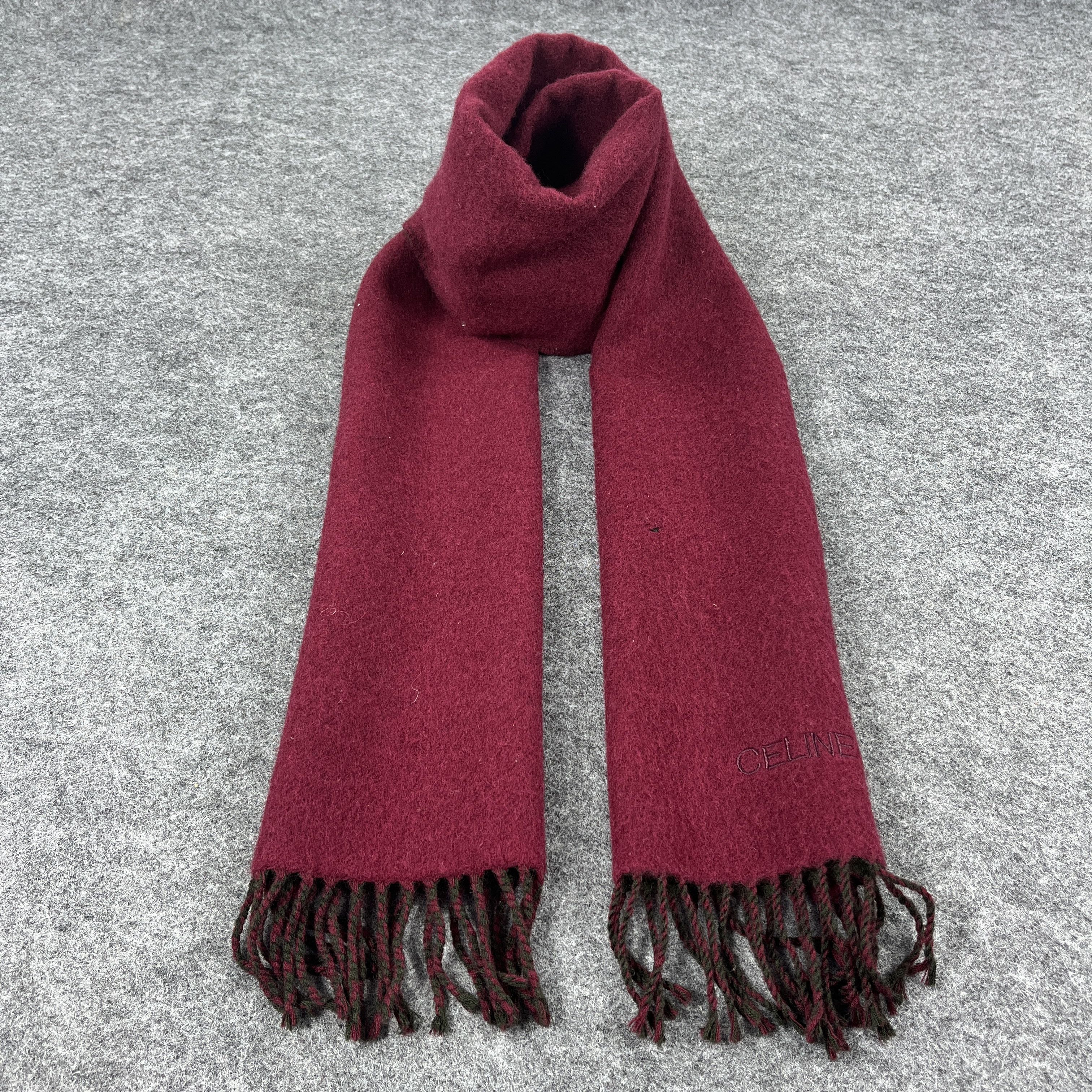 Vintage Winter Session CeLinE Scarf / Muffler / Neckwear T1056 Size ONE SIZE - 1 Thumbnail