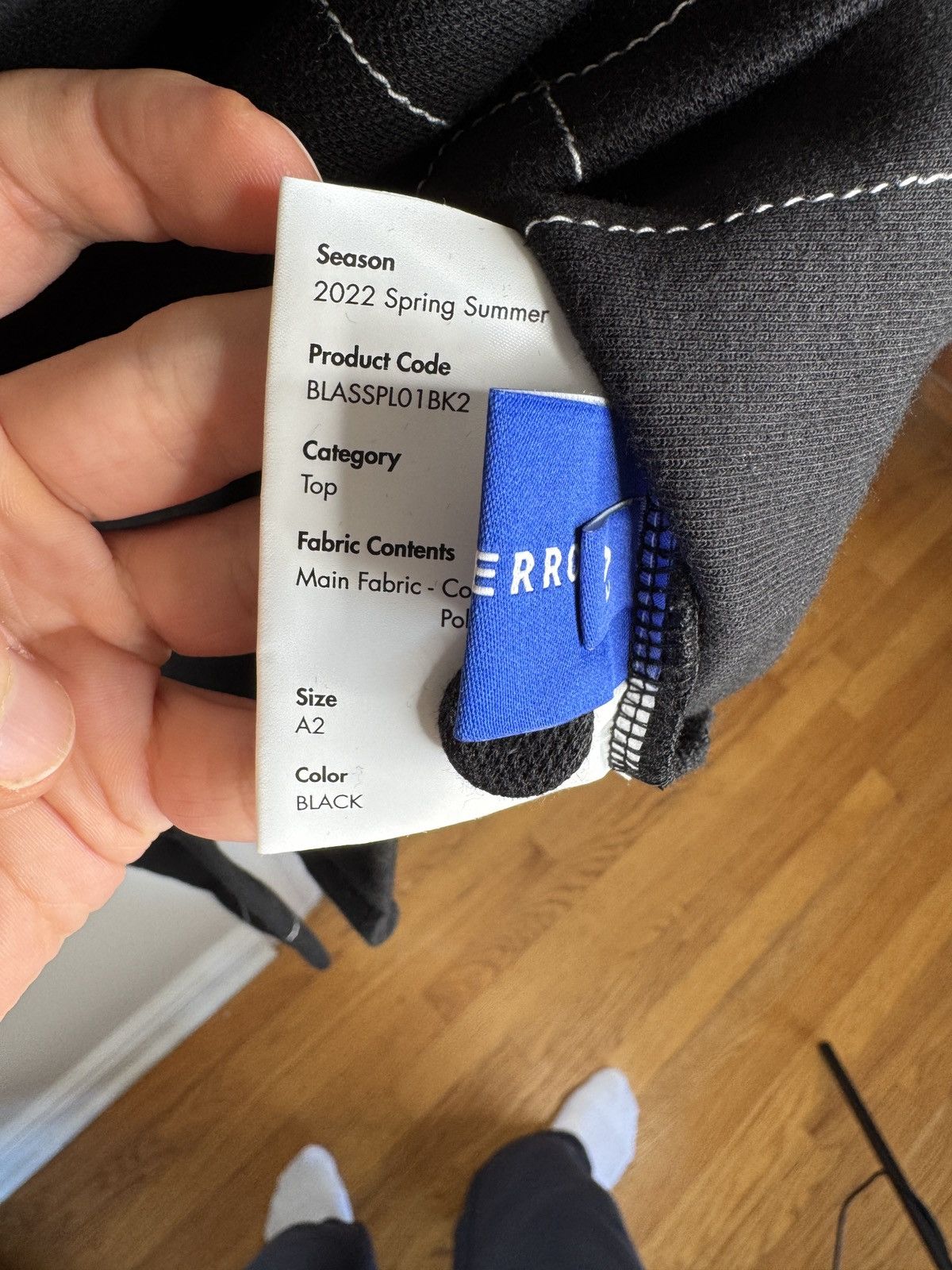 Ader Error Polo with Contrast Stitching Size US M / EU 48-50 / 2 - 5 Thumbnail