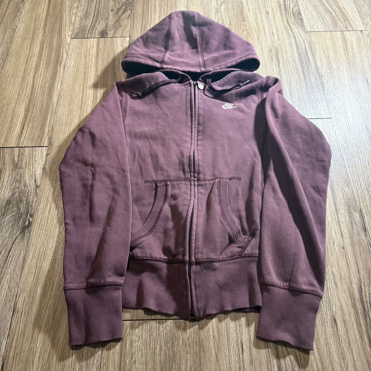 Nike Vintage Y2K/2000s Grunge Purple Cute Women's Nike Zip-Up! Size XS / US 0-2 / IT 36-38 - 1 Thumbnail