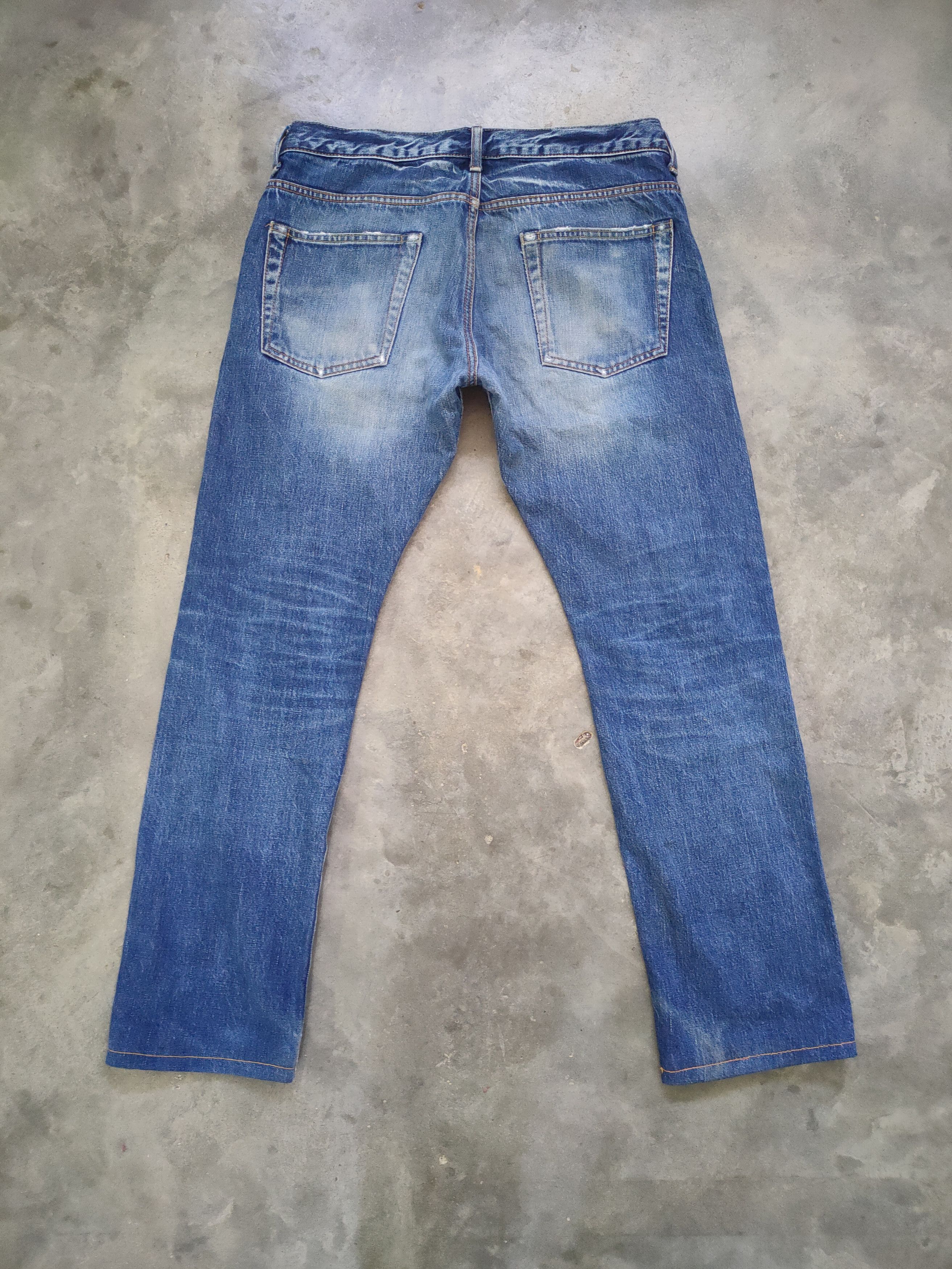 Ships Jet Blue VINTAGE SHIPS BUTTON FLY DISTRESSED FADED JEANS PANTS Size US 32 / EU 48 - 9 Thumbnail