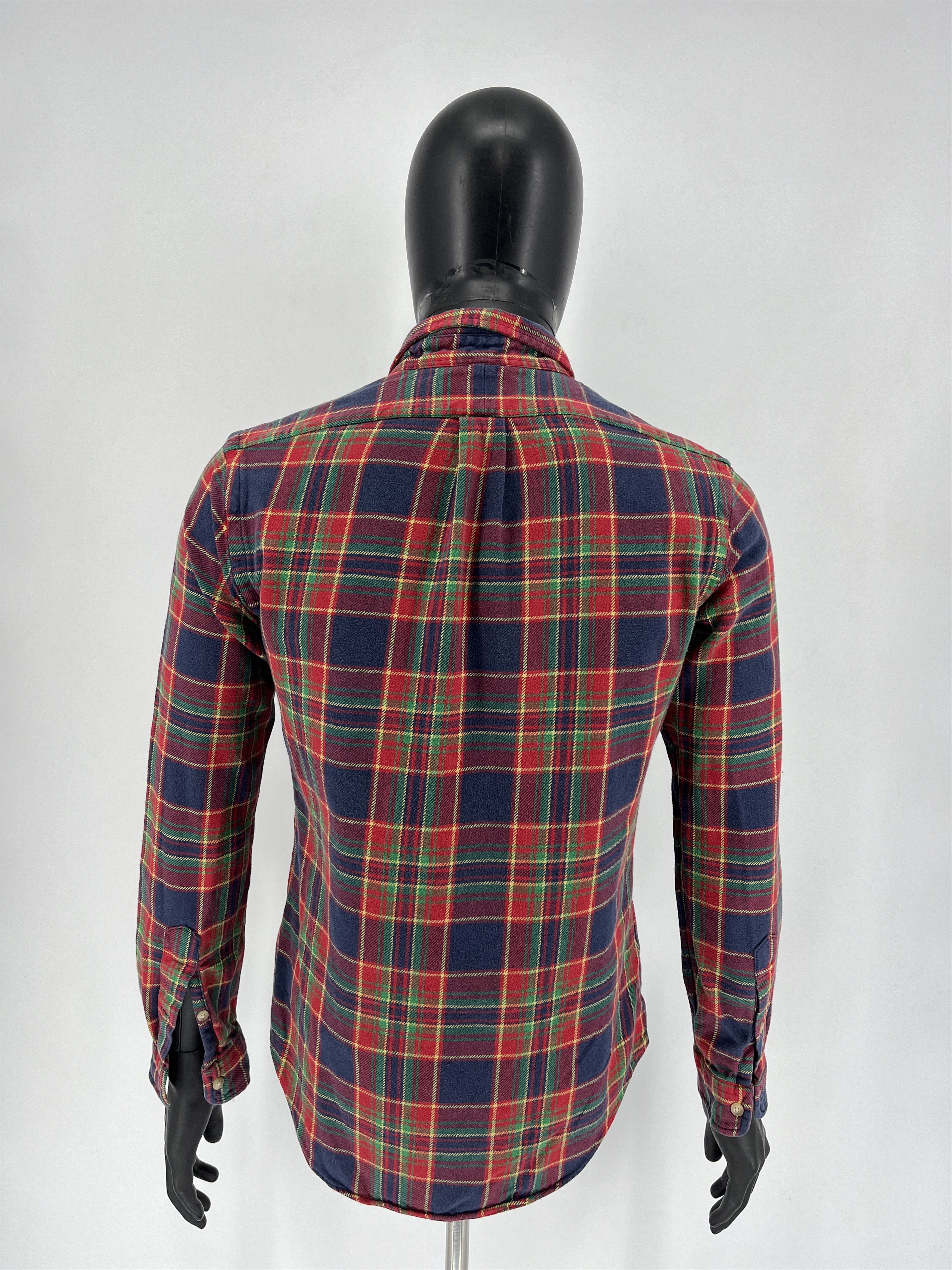 Polo Ralph Lauren × Ralph Lauren Vintage Flannel Polo Raplh Lauren Plaid Shirt Travis style Size US S / EU 44-46 / 1 - 9 Thumbnail