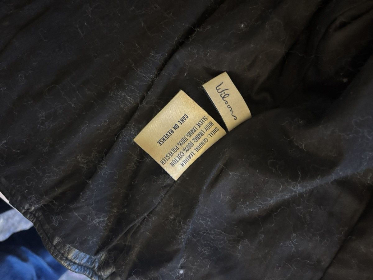 Wilsons Leather Moto leather jacket Size M / US 6-8 / IT 42-44 - 3 Thumbnail