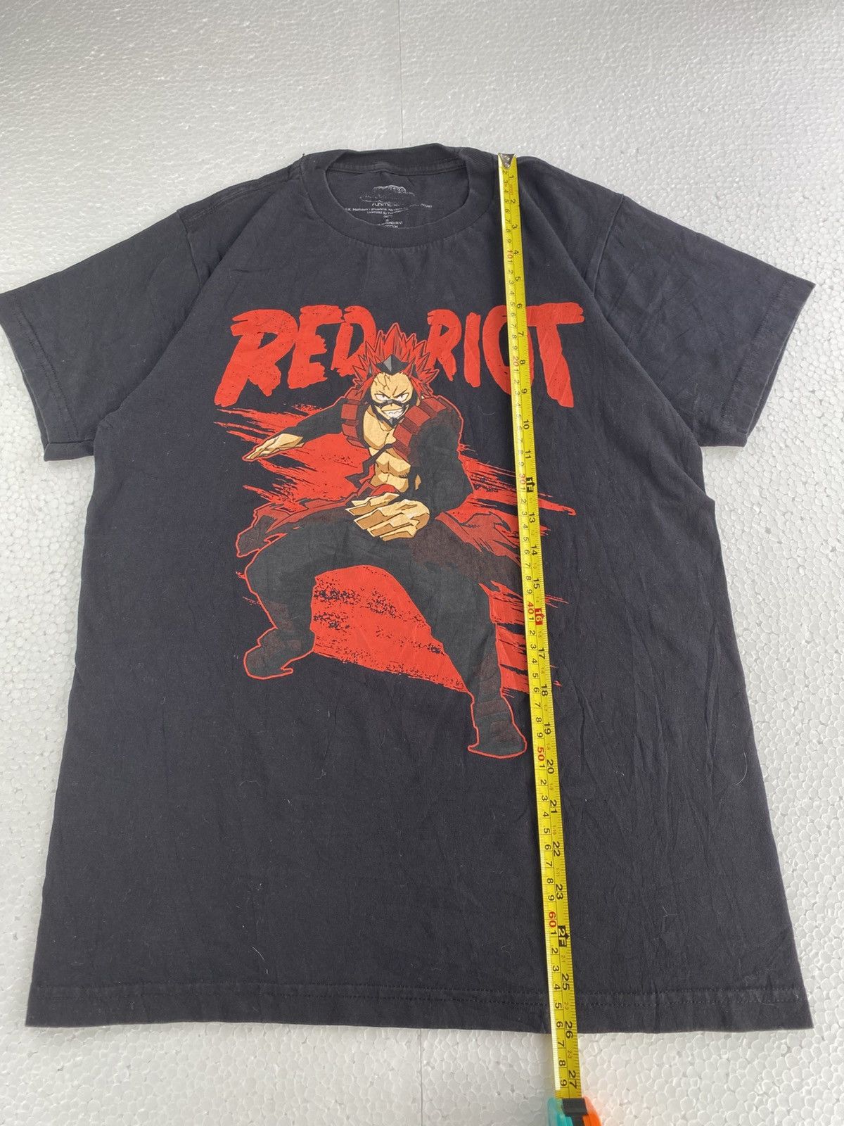Anime × Vintage MY HERO ACADEMIA RED RIOT Tshirt (B13) Size US S / EU 44-46 / 1 - 6 Thumbnail