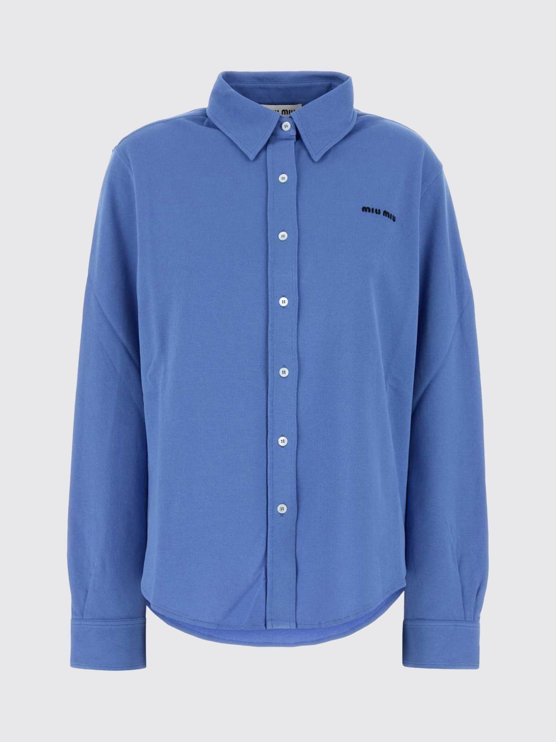 Miu Miu Miu Miu Shirt Woman Sky Blue Size M / US 6-8 / IT 42-44 - 1 Preview