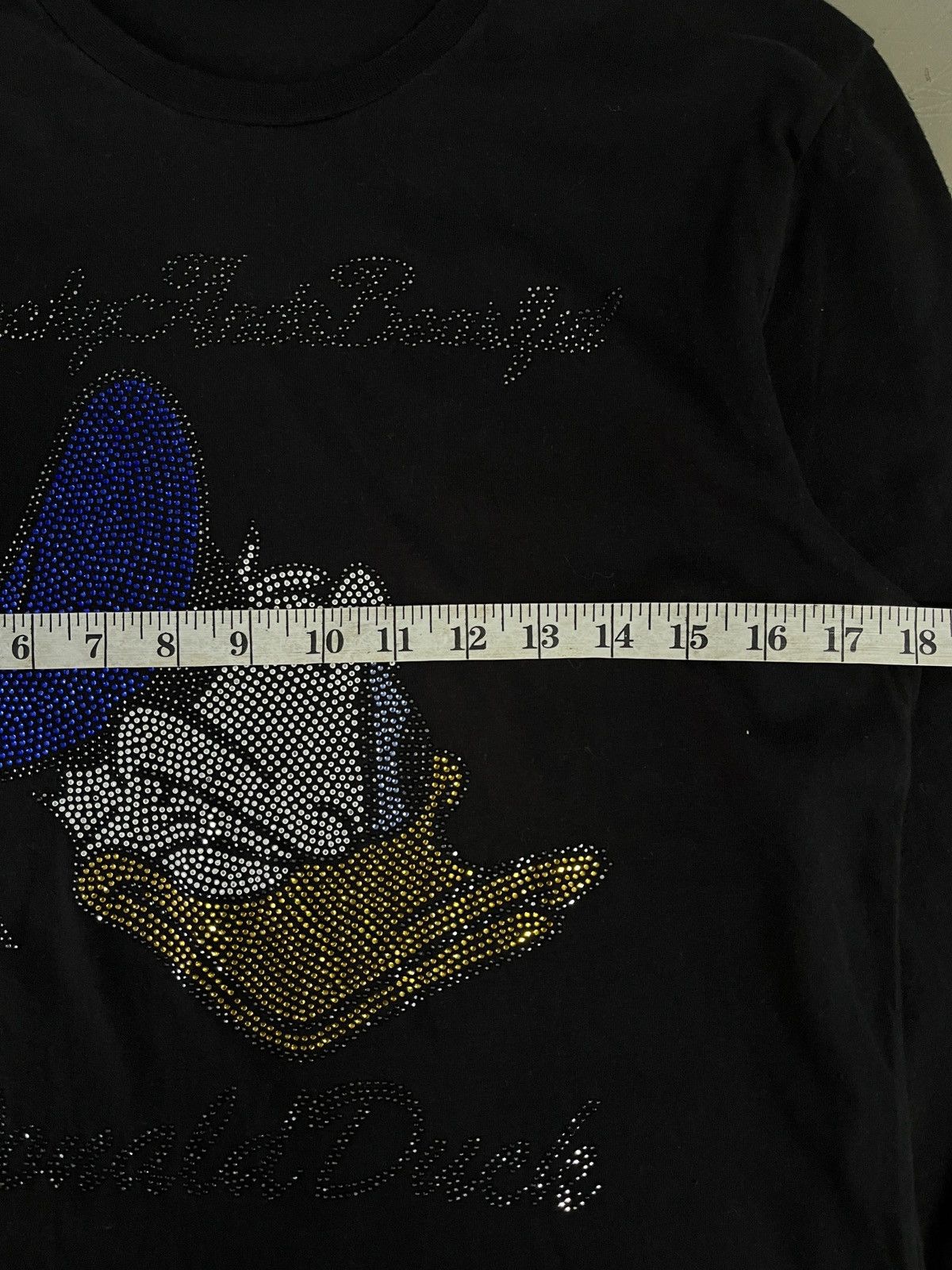 Number (N)ine Intheattic Number Nine Inspired Donald Duck Swarovski Style Size US S / EU 44-46 / 1 - 4 Thumbnail