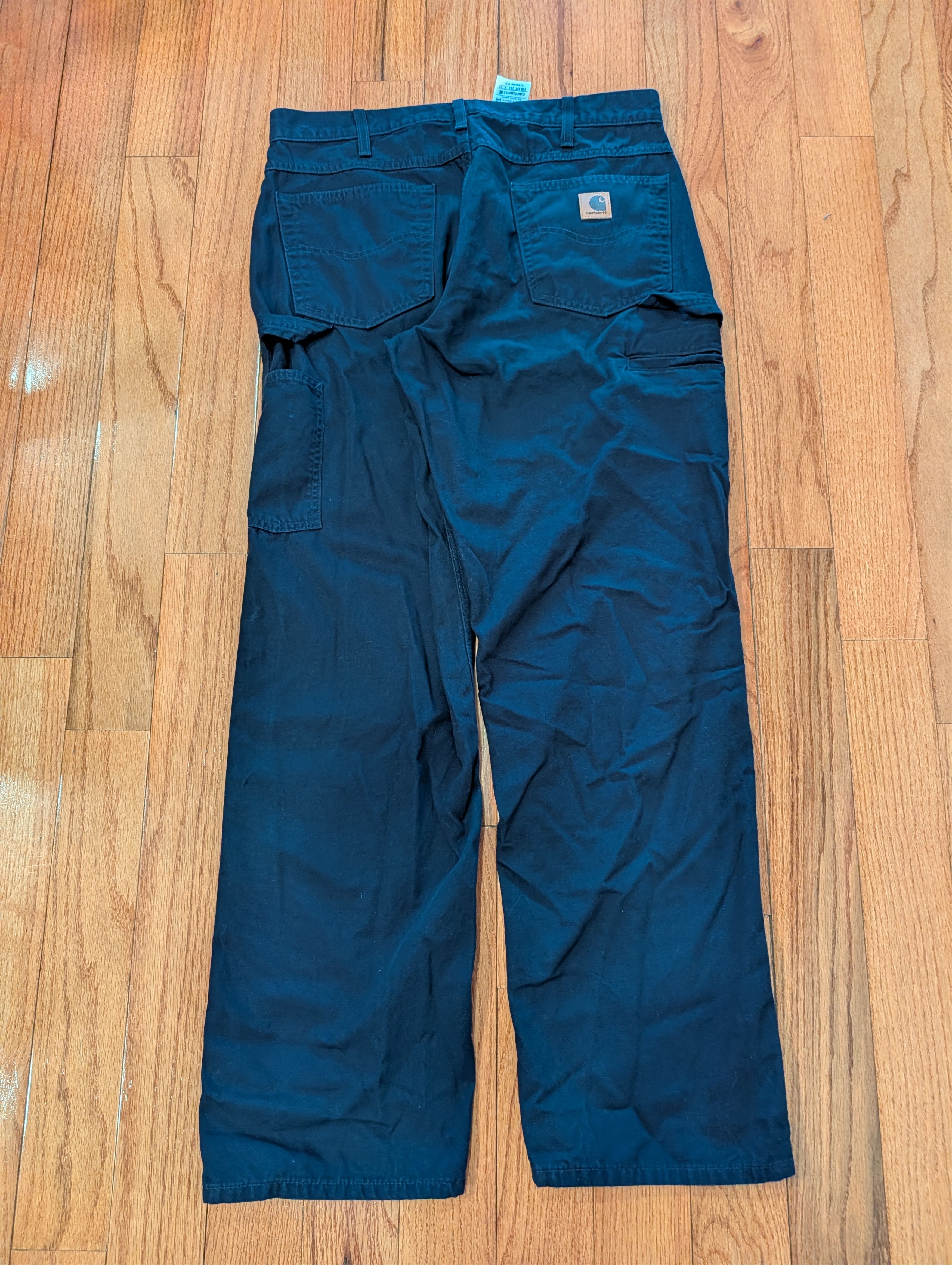 Carhartt Carhartt B159 NVY Loose Fit Carpenter Pants 34x32 Workwear Size US 34 / EU 50 - 1 Thumbnail